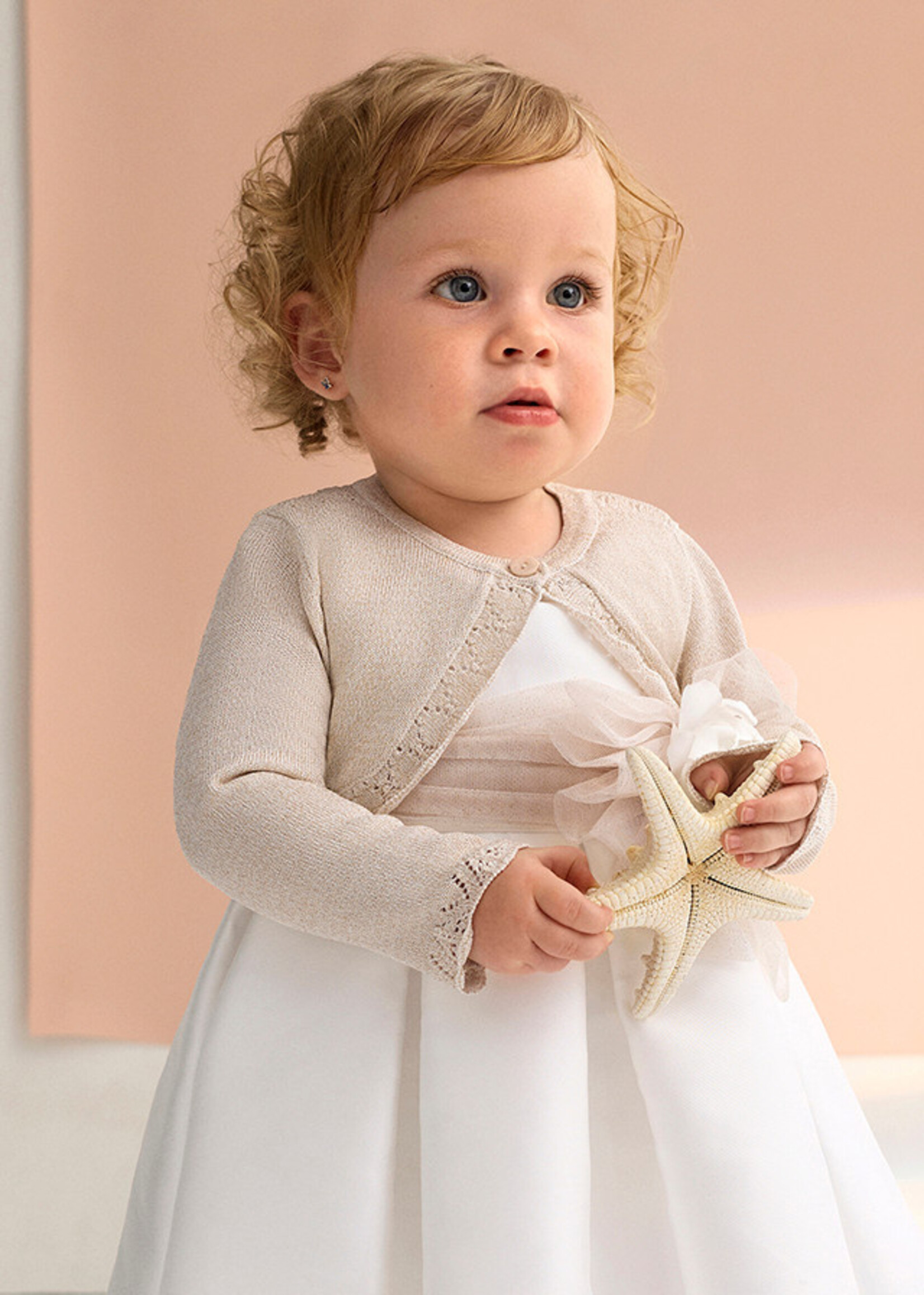 Abel & Lula Abel & Lula Knit bolero Champagne - 26 05301