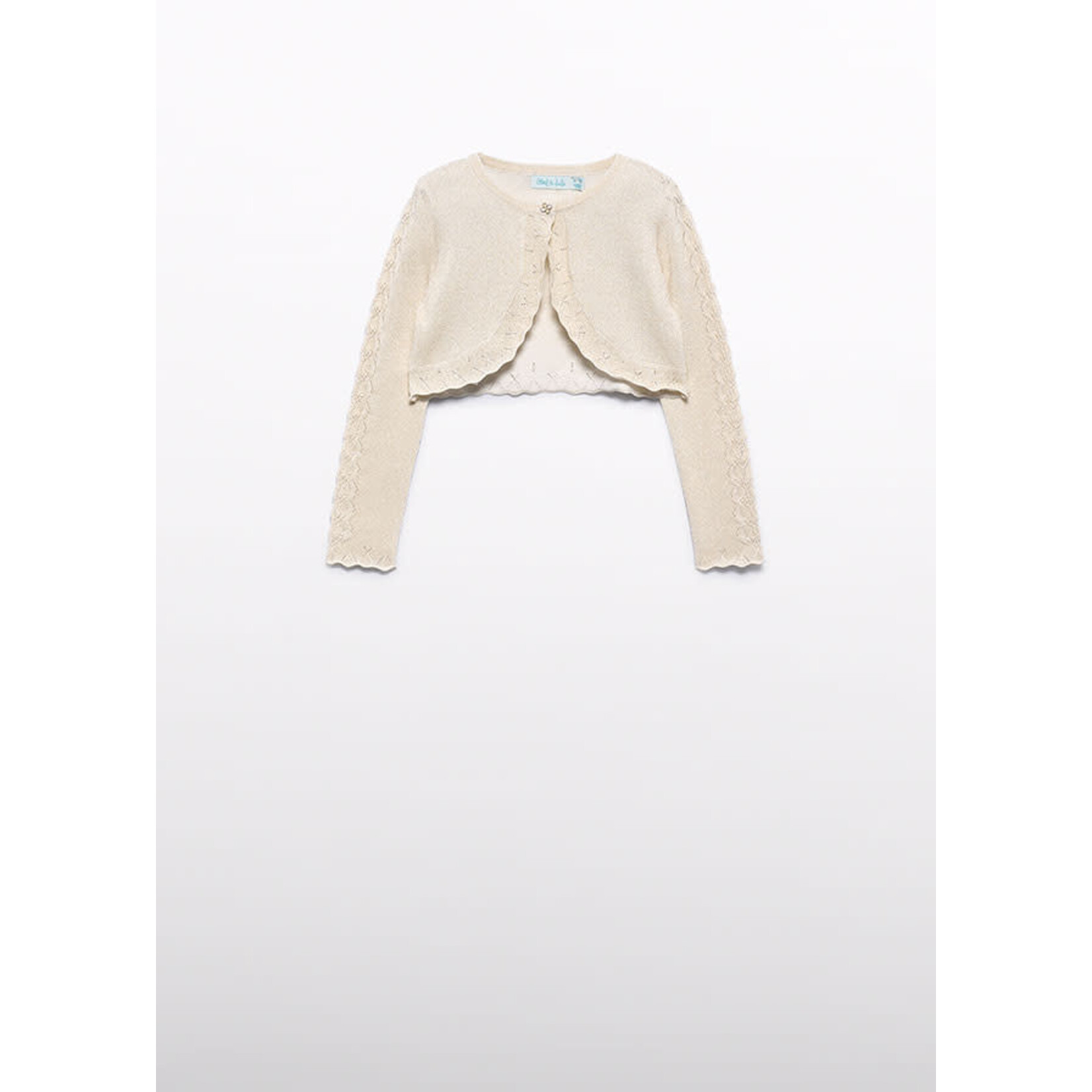 Abel & Lula Abel & Lula Knit bolero Champagne - 26 05304