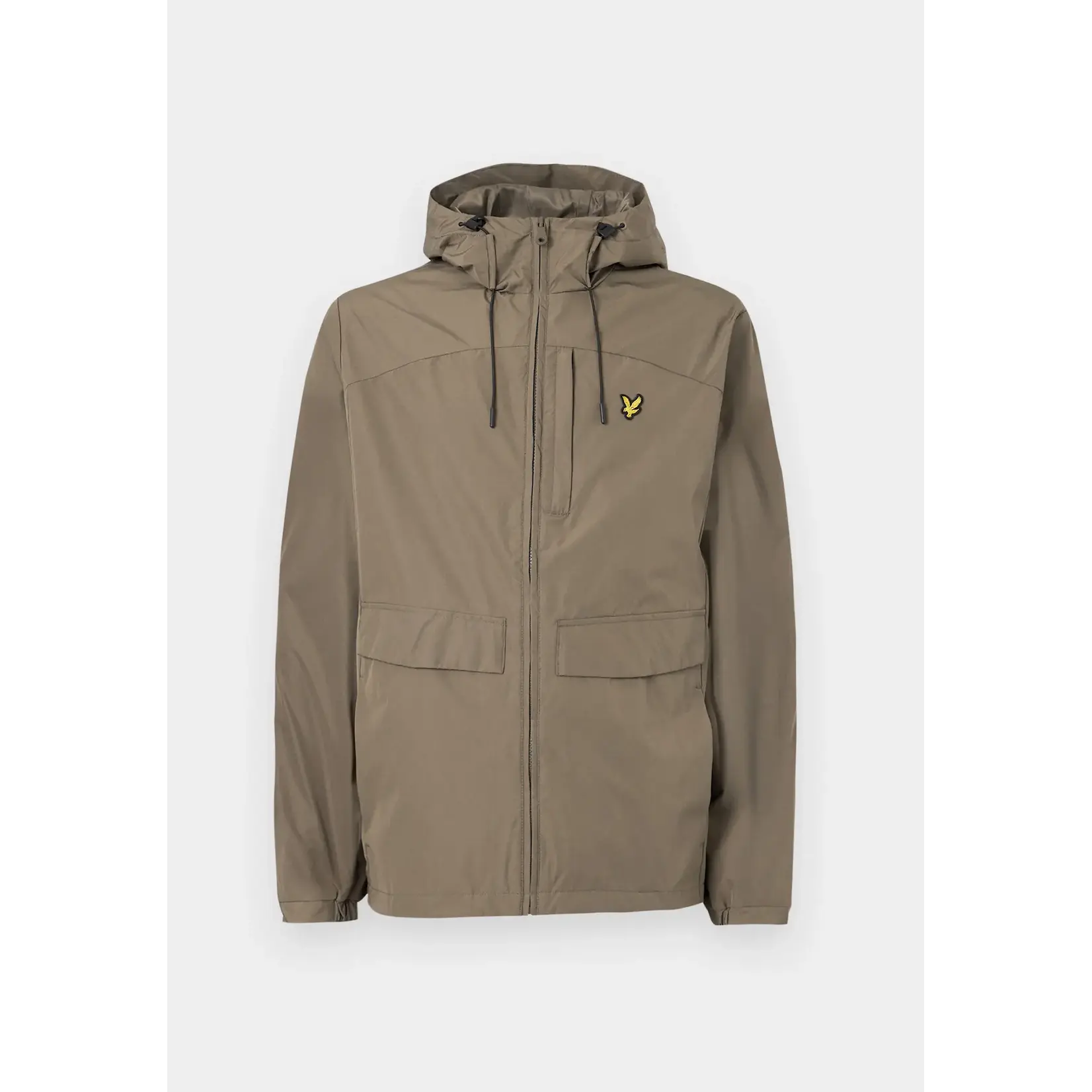 Lyle&Scott Lyle&Scott Hooded Windbreaker Jacket Khaki Ash - JKB2202V
