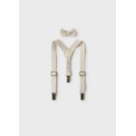 Mayoral Mayoral suspenders and bowtie set oat mixed - 26 10161