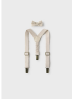 Mayoral Mayoral suspenders and bowtie set oat mixed - 26 10161
