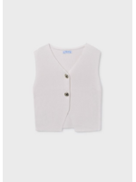 Mayoral Mayoral knit top with buttons Bone - 26 06020