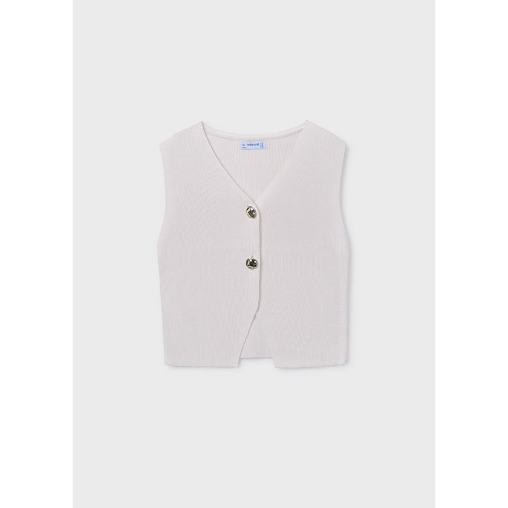 Mayoral Mayoral knit top with buttons Bone - 26 06020