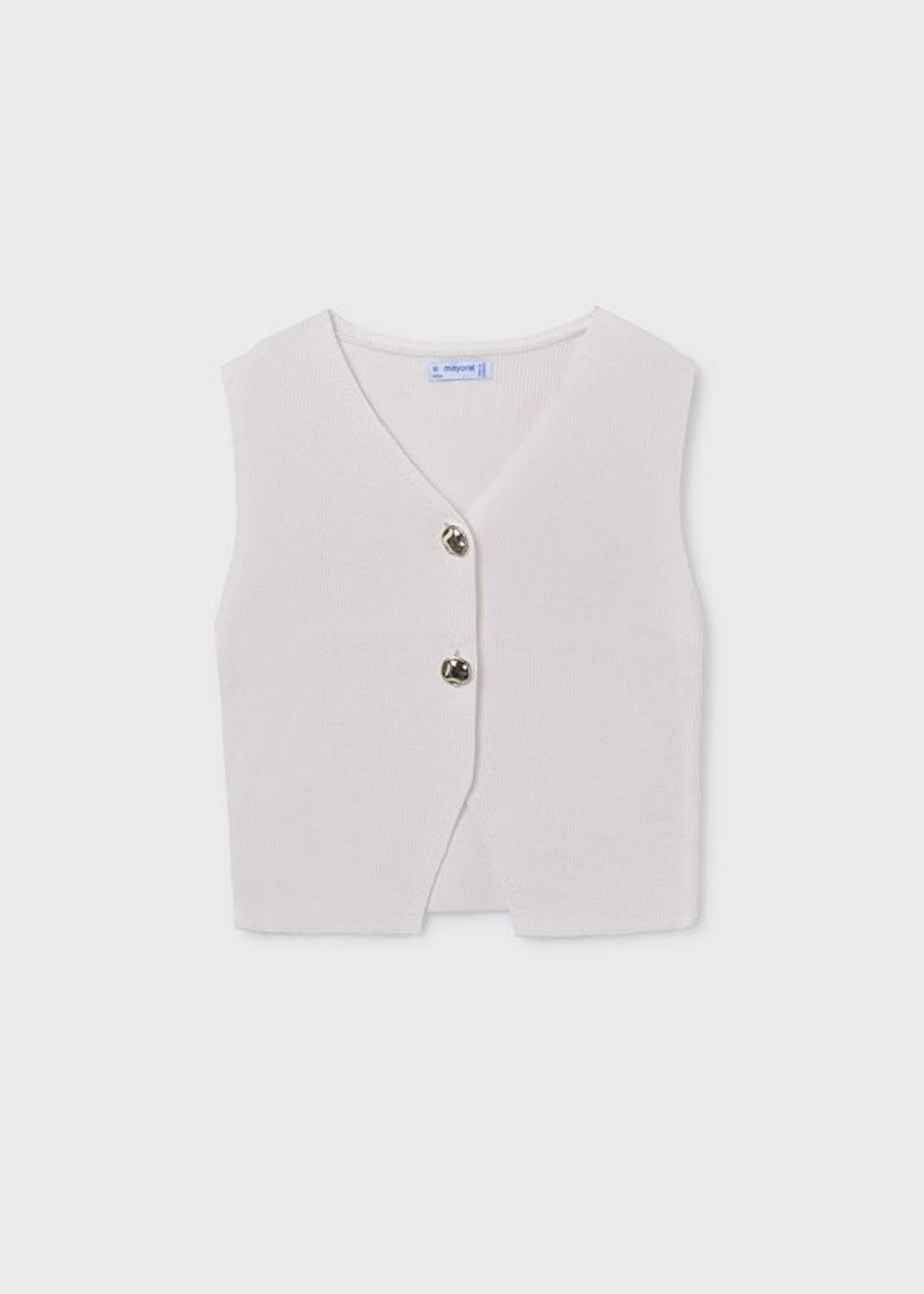 Mayoral Mayoral knit top with buttons Bone - 26 06020