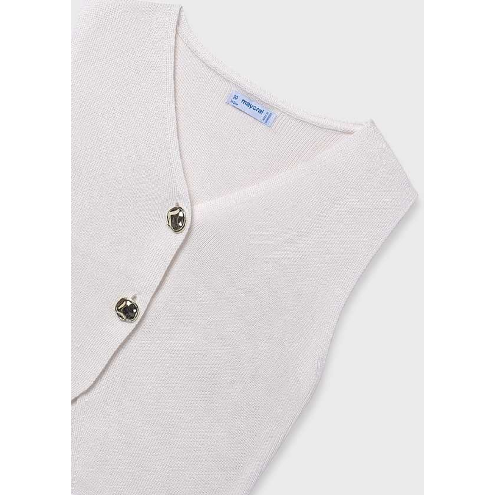 Mayoral Mayoral knit top with buttons Bone - 26 06020