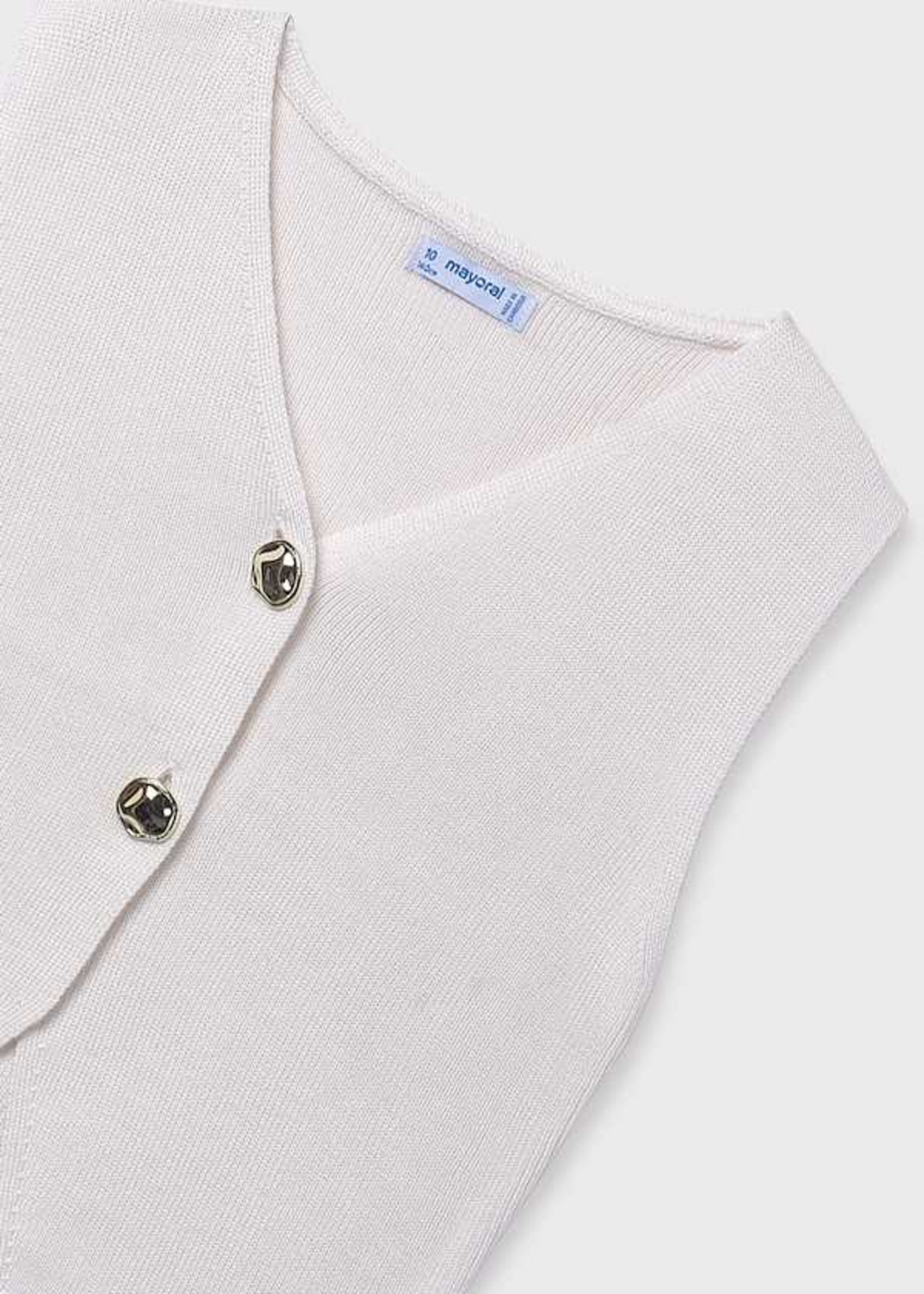 Mayoral Mayoral knit top with buttons Bone - 26 06020