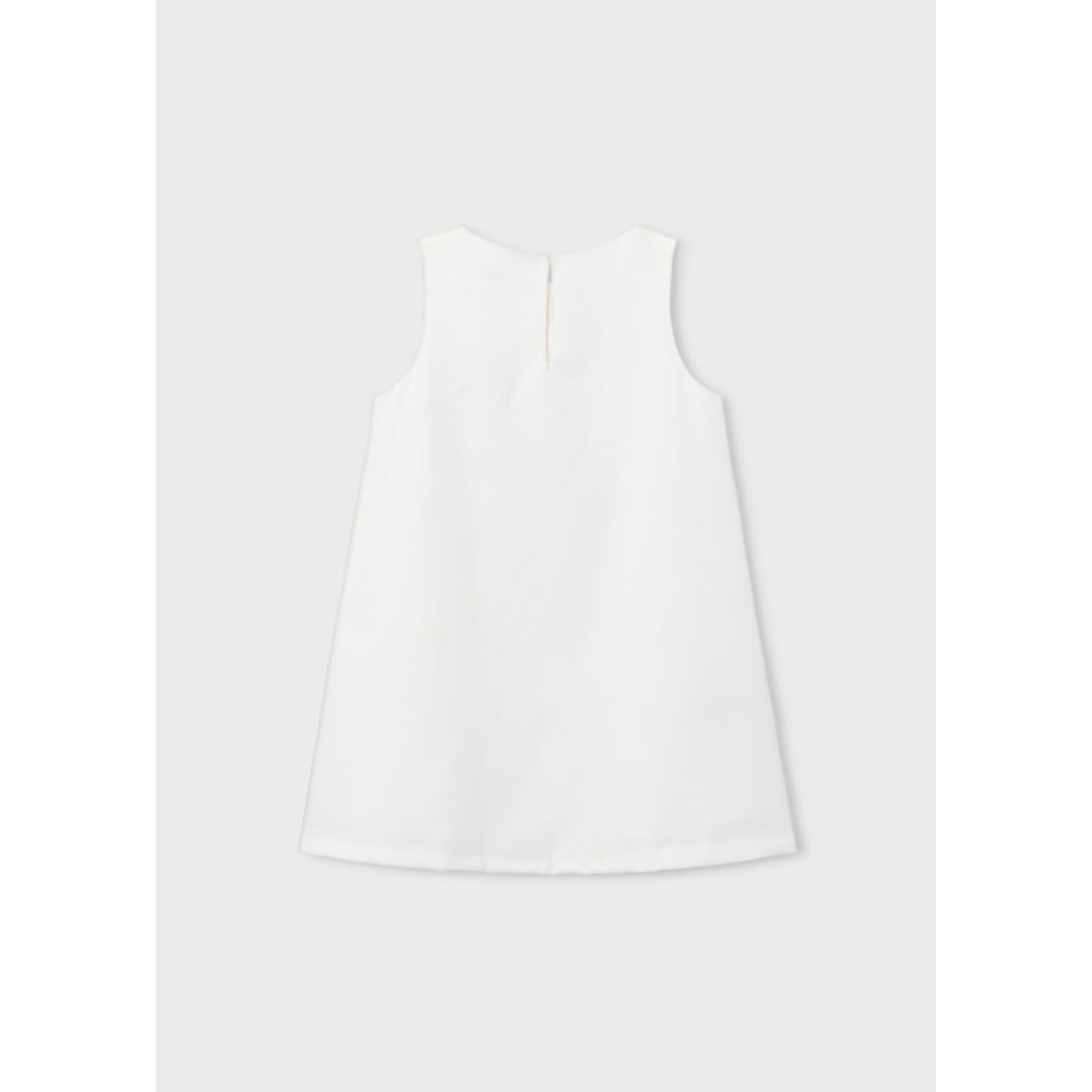 Mayoral Mayoral Crepe flower dress Natural - 26 03922