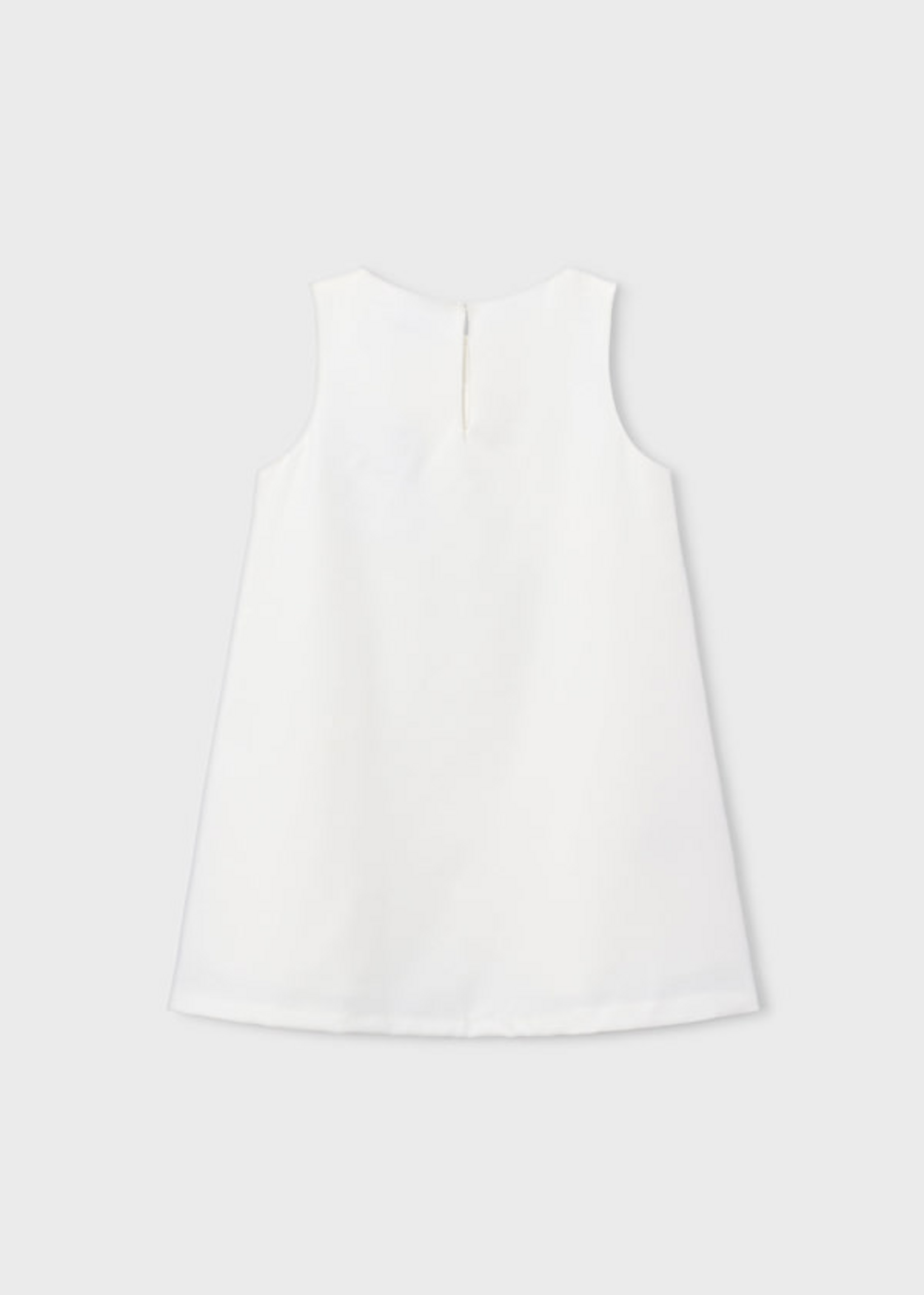 Mayoral Mayoral Crepe flower dress Natural - 26 03922