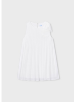 Mayoral Mayoral Pleated dress Natural - 26 03920
