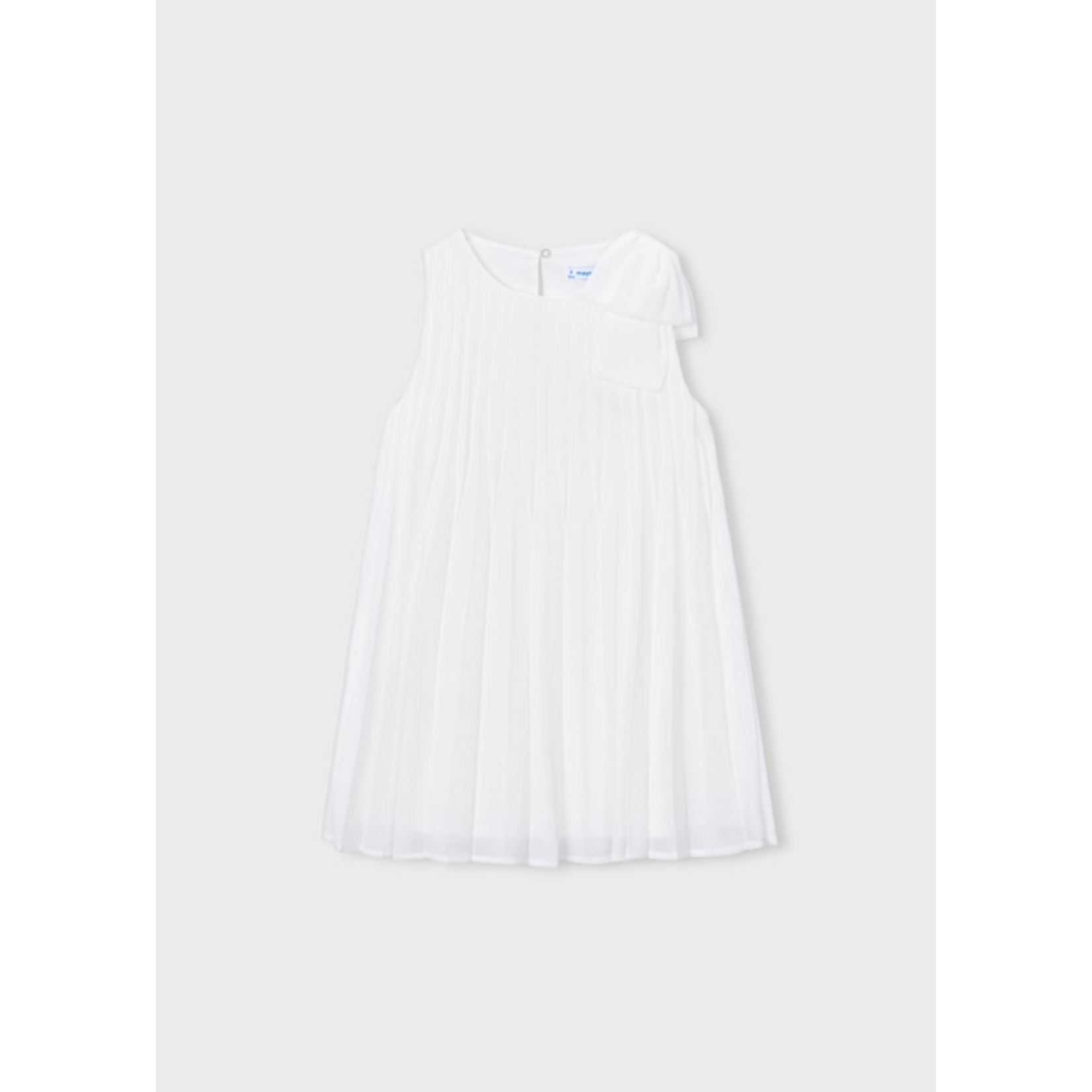 Mayoral Mayoral Pleated dress Natural - 26 03920