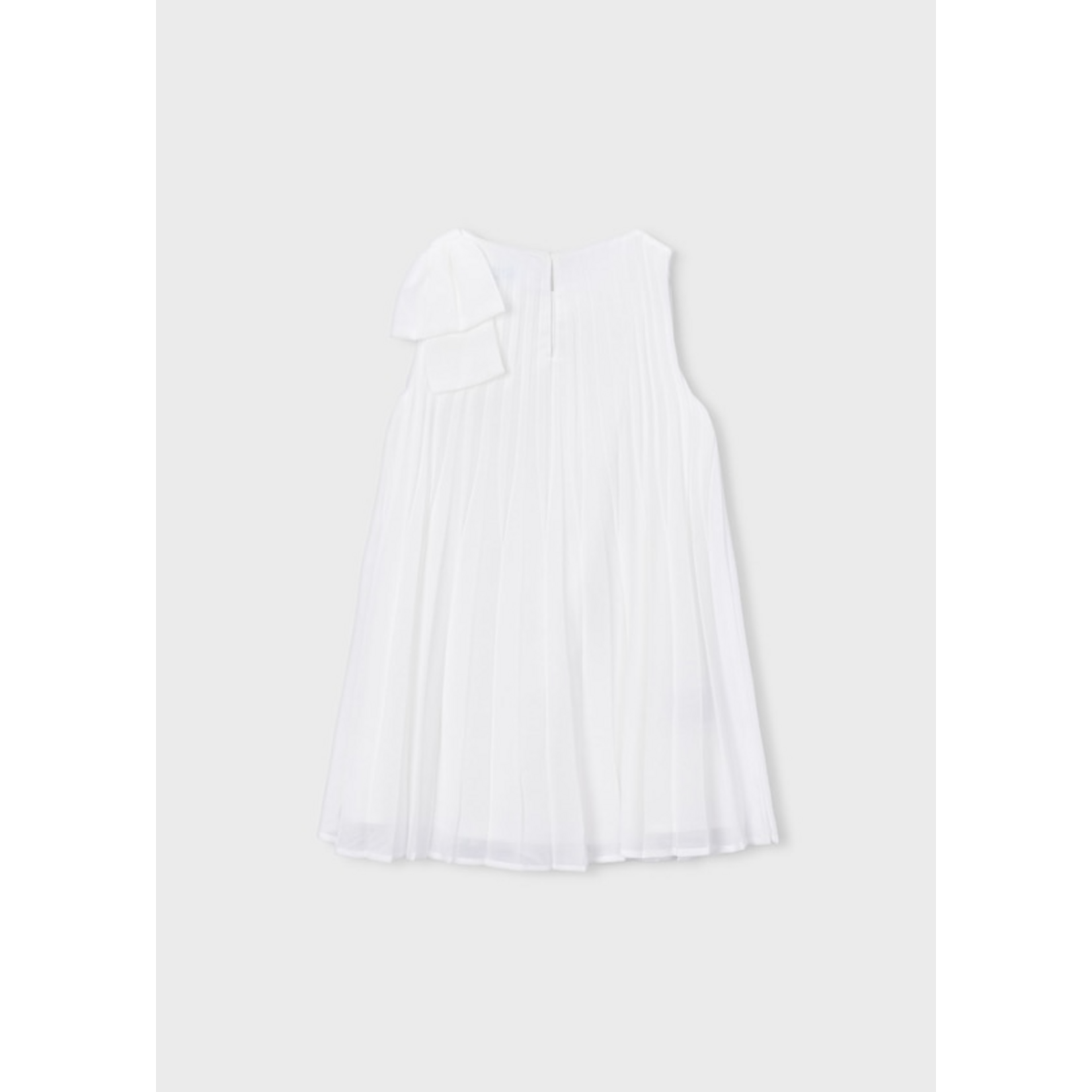 Mayoral Mayoral Pleated dress Natural - 26 03920