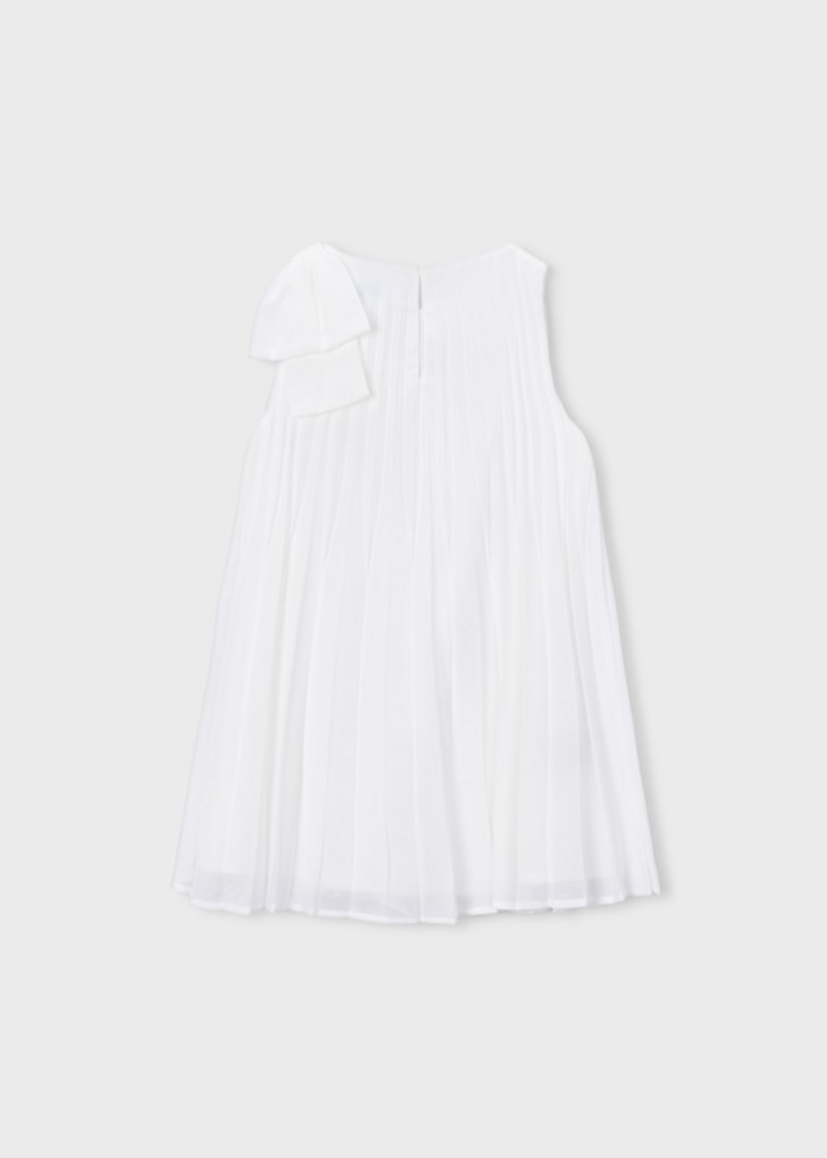 Mayoral Mayoral Pleated dress Natural - 26 03920