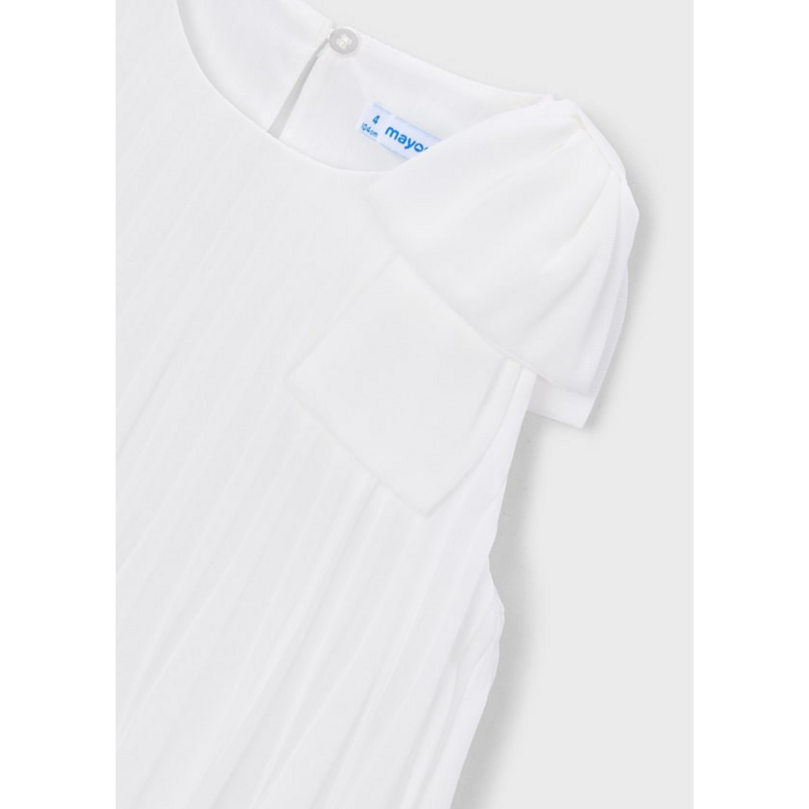 Mayoral Mayoral Pleated dress Natural - 26 03920