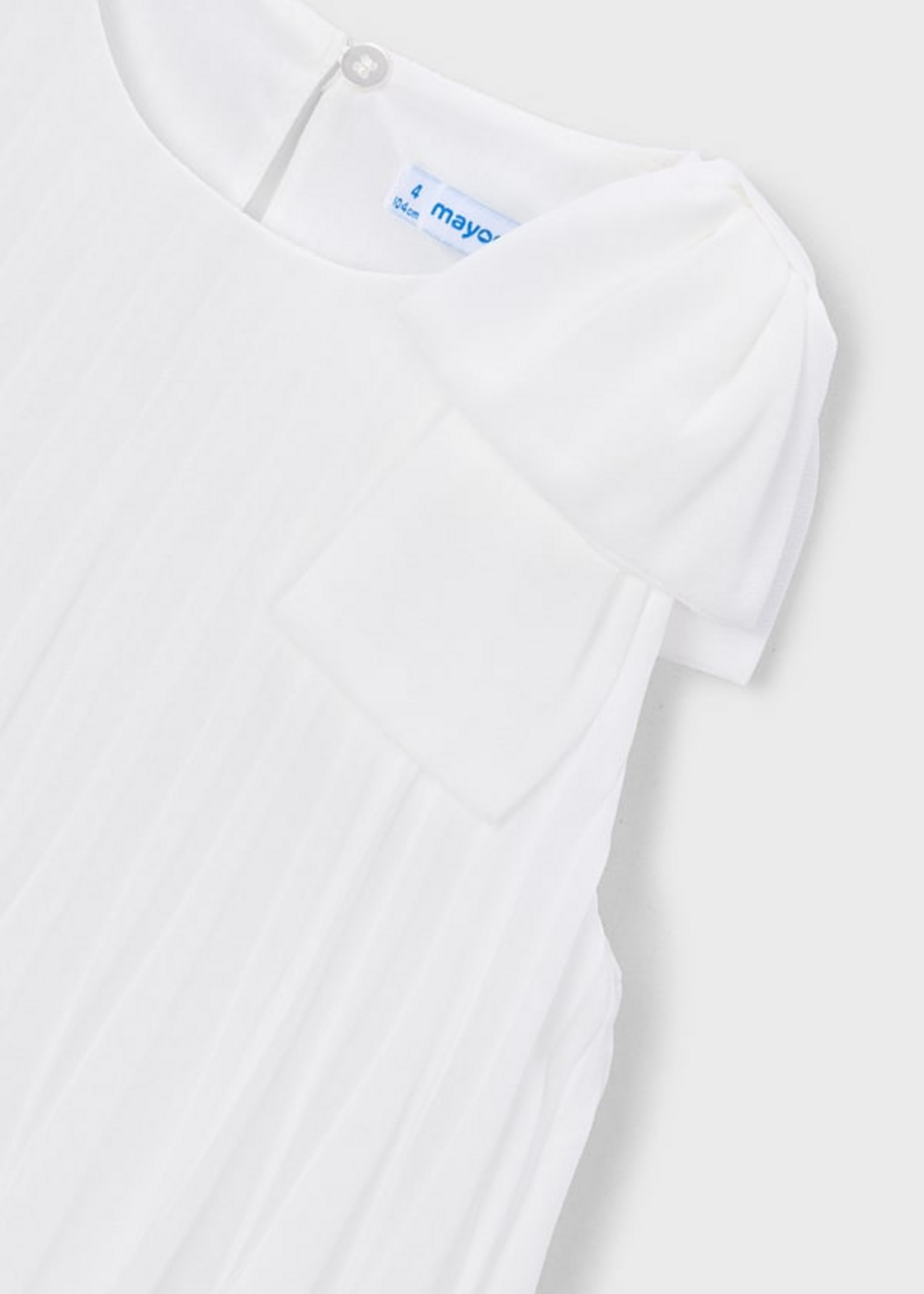 Mayoral Mayoral Pleated dress Natural - 26 03920