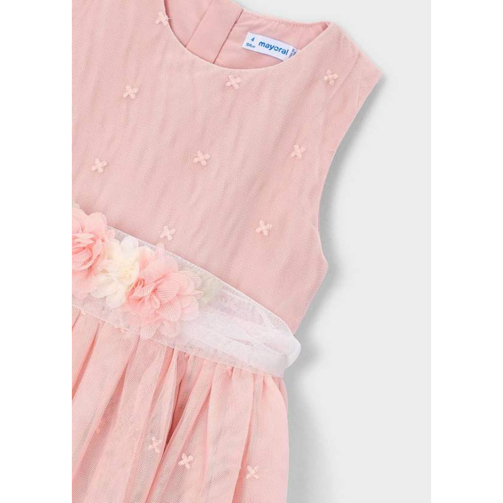 Mayoral Mayoral Embroidered tulle dress Blossom - 26 03919