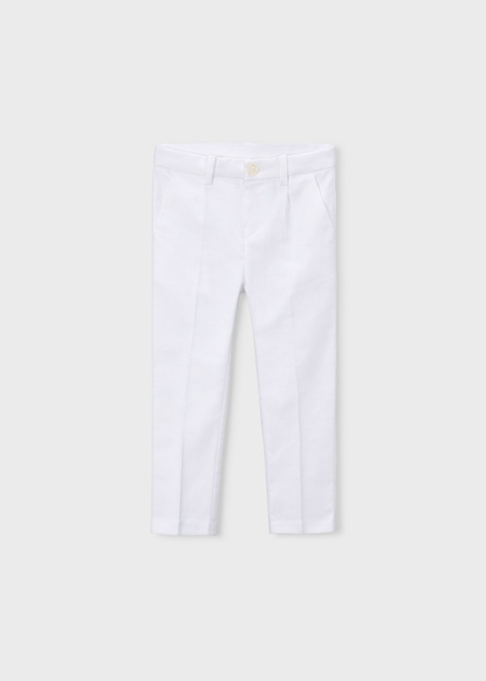 Mayoral Mayoral Linen suiting pants White - 26 03574