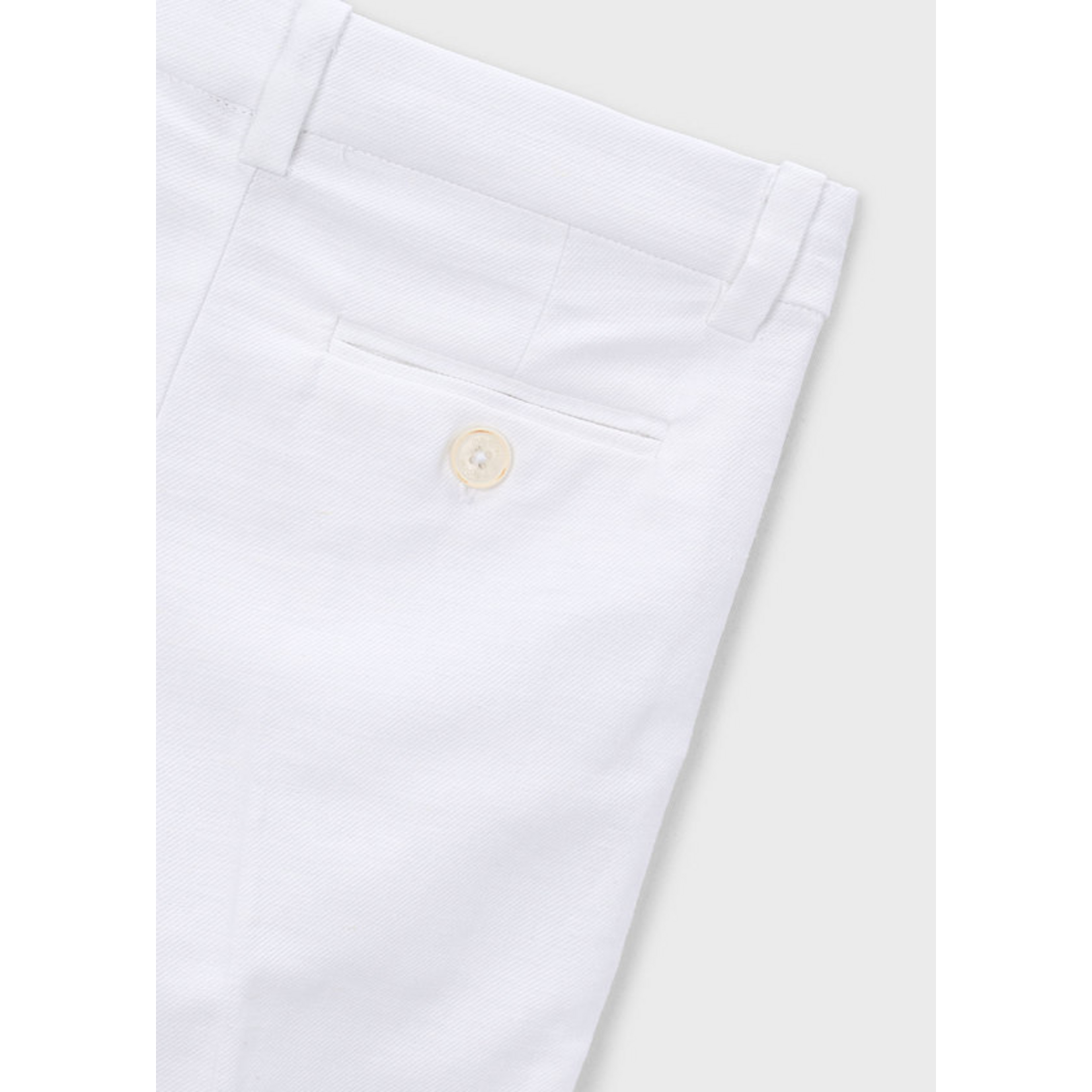 Mayoral Mayoral Linen suiting pants White - 26 03574