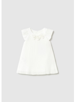 Mayoral Mayoral Pleated dress Natural - 26 01913