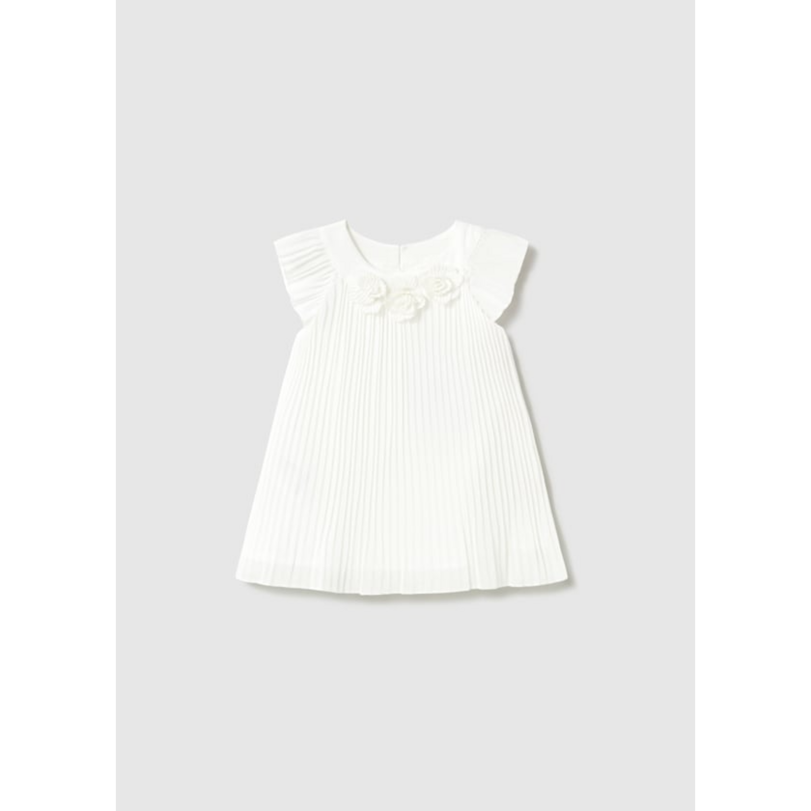 Mayoral Mayoral Pleated dress Natural - 26 01913