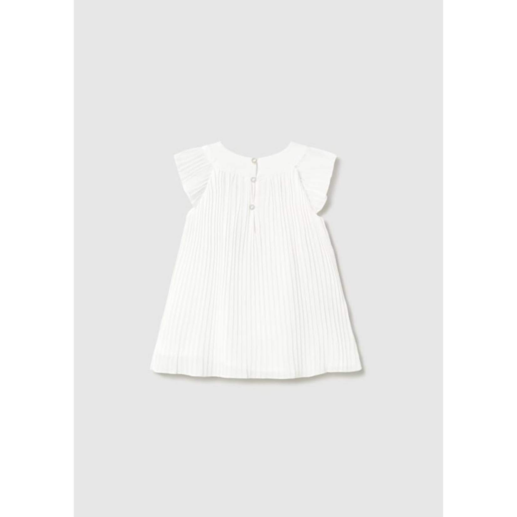 Mayoral Mayoral Pleated dress Natural - 26 01913