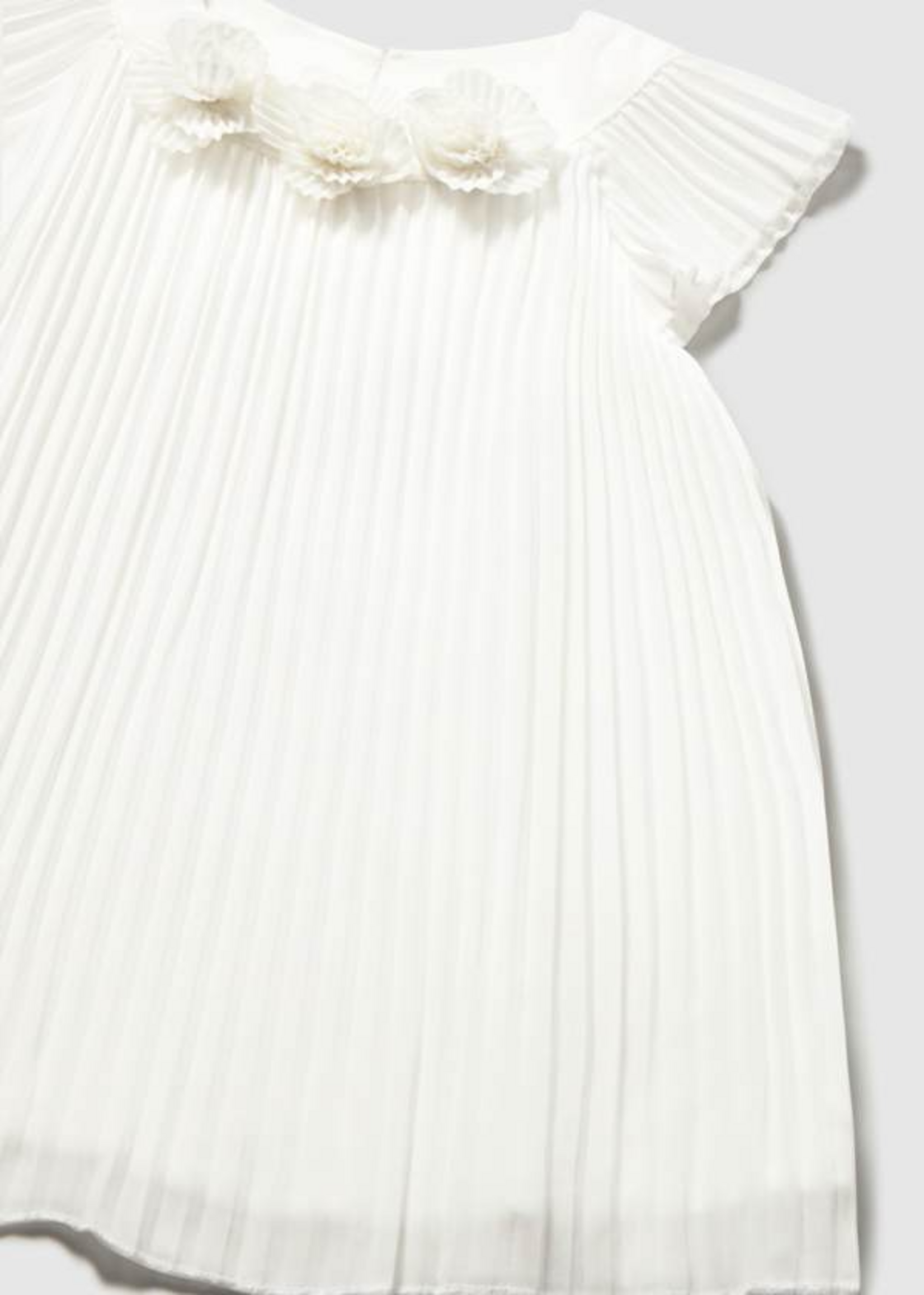 Mayoral Mayoral Pleated dress Natural - 26 01913