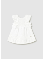 Mayoral Mayoral Embroidered dress White - 26 01915