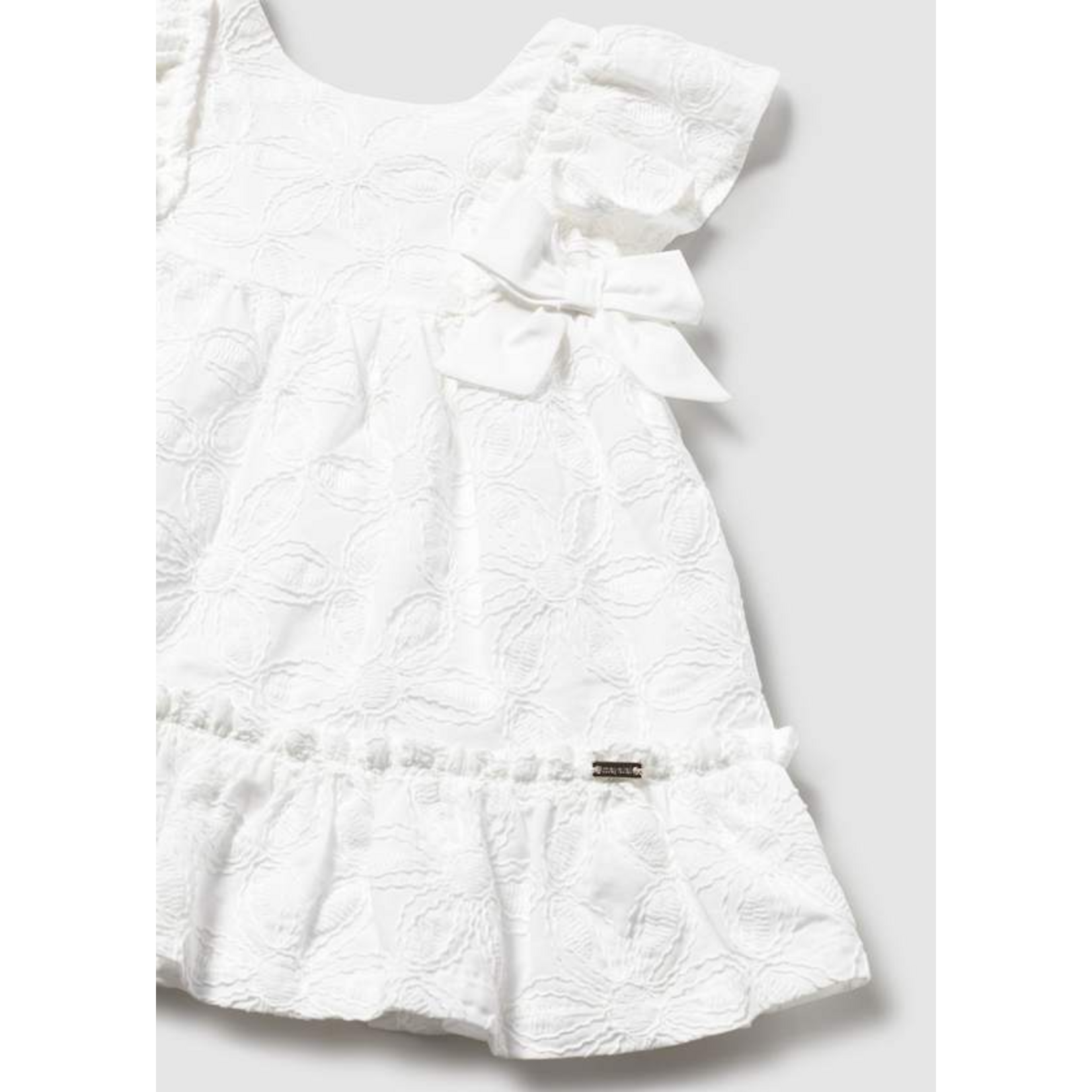 Mayoral Mayoral Embroidered dress White - 26 01915