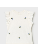 Mayoral Mayoral shirt flower blue