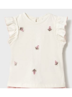 Mayoral Mayoral shirt pink flower