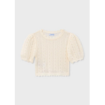 Mayoral Mayoral S/s knit tshirt Bone - 26 03003