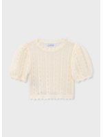 Mayoral Mayoral S/s knit tshirt Bone - 26 03003