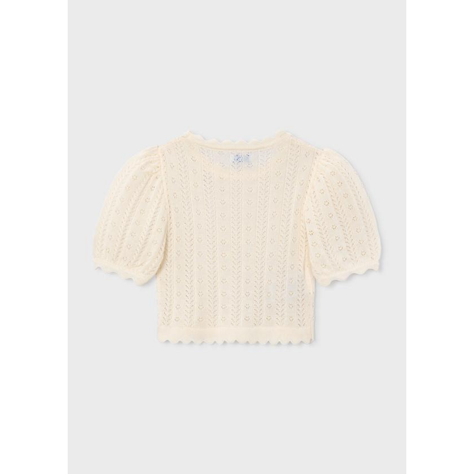 Mayoral Mayoral S/s knit tshirt Bone - 26 03003