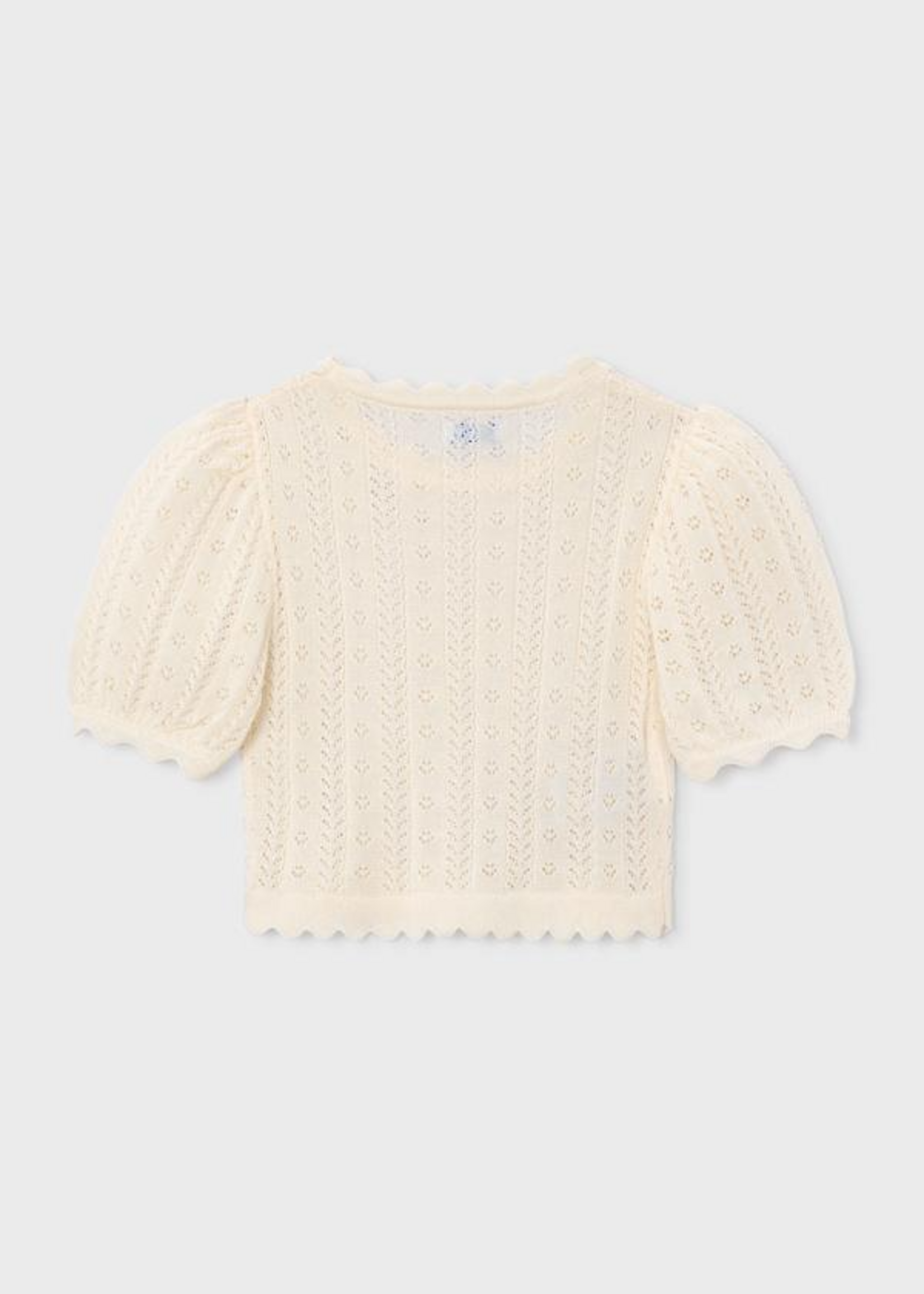 Mayoral Mayoral S/s knit tshirt Bone - 26 03003