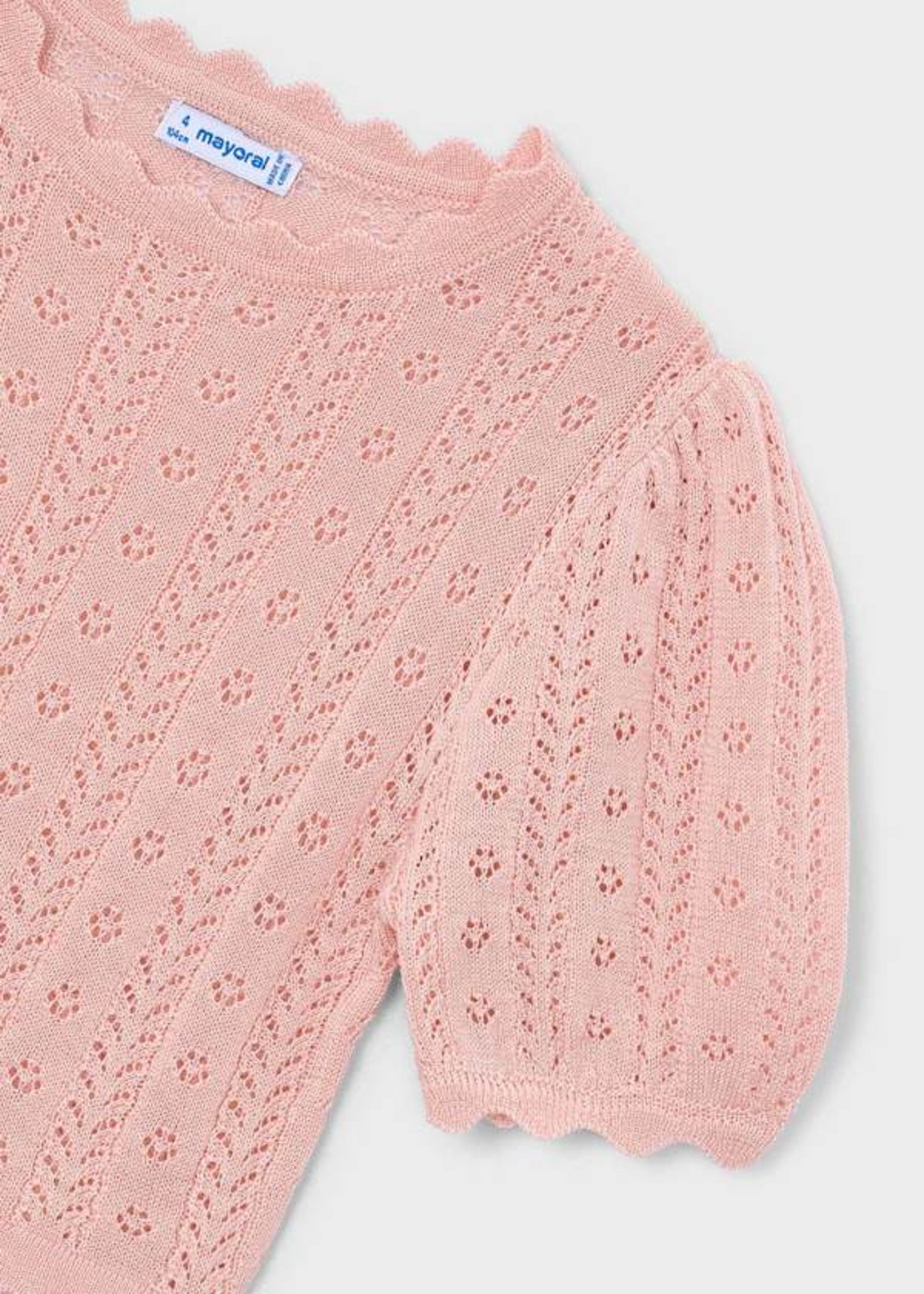 Mayoral Mayoral S/s knit tshirt Blossom - 26 03003