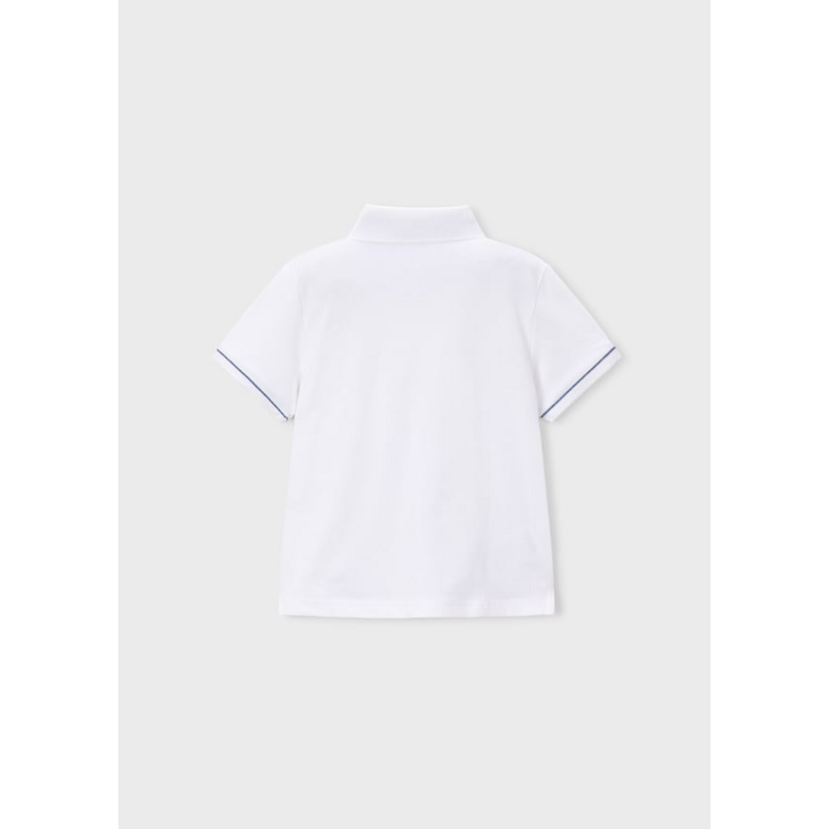 Mayoral Mayoral s/l polo suiting White - 26 03103