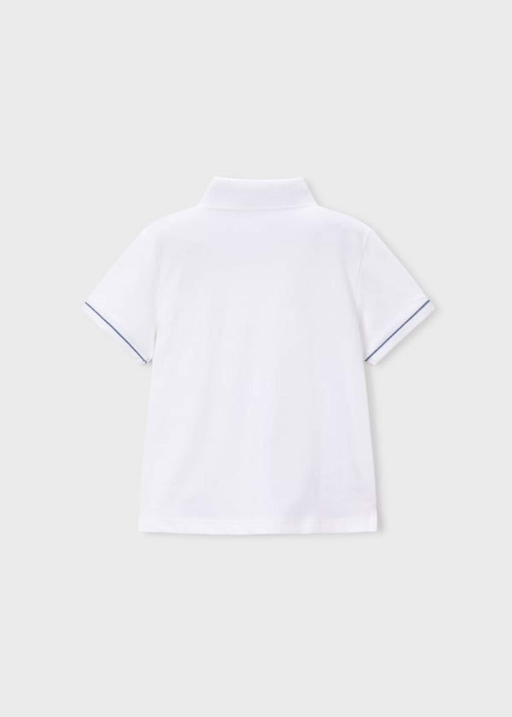 Mayoral Mayoral s/l polo suiting White - 26 03103