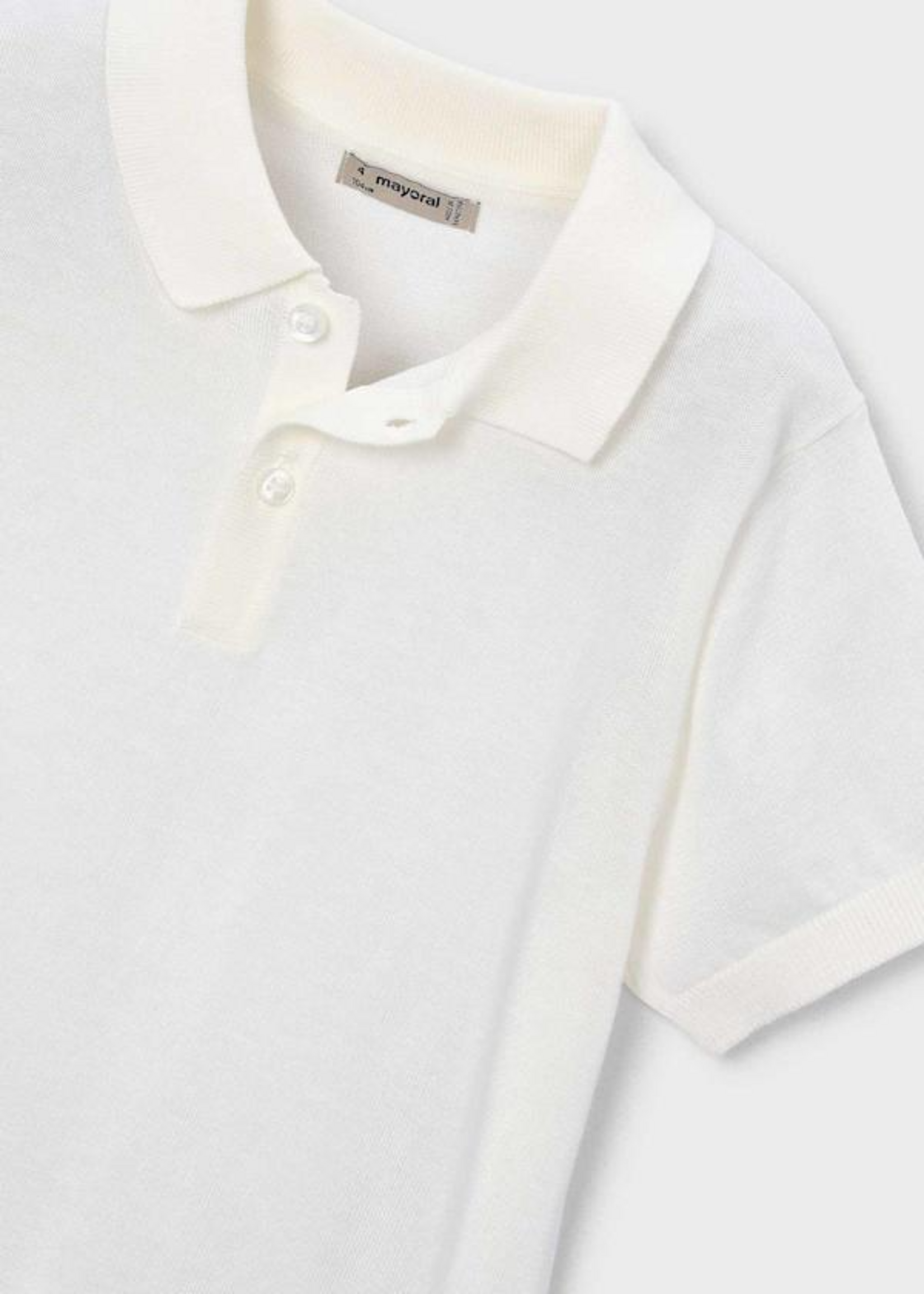 Mayoral Mayoral S/s polo Cream - 26 03106