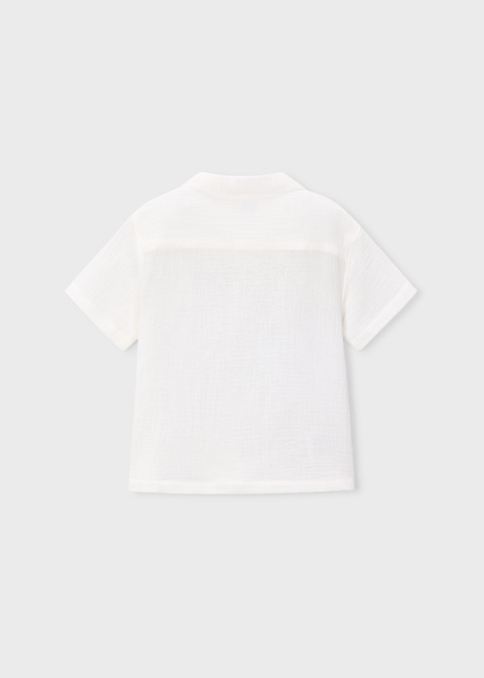 Mayoral Mayoral S/s shirt Cream - 26 03116