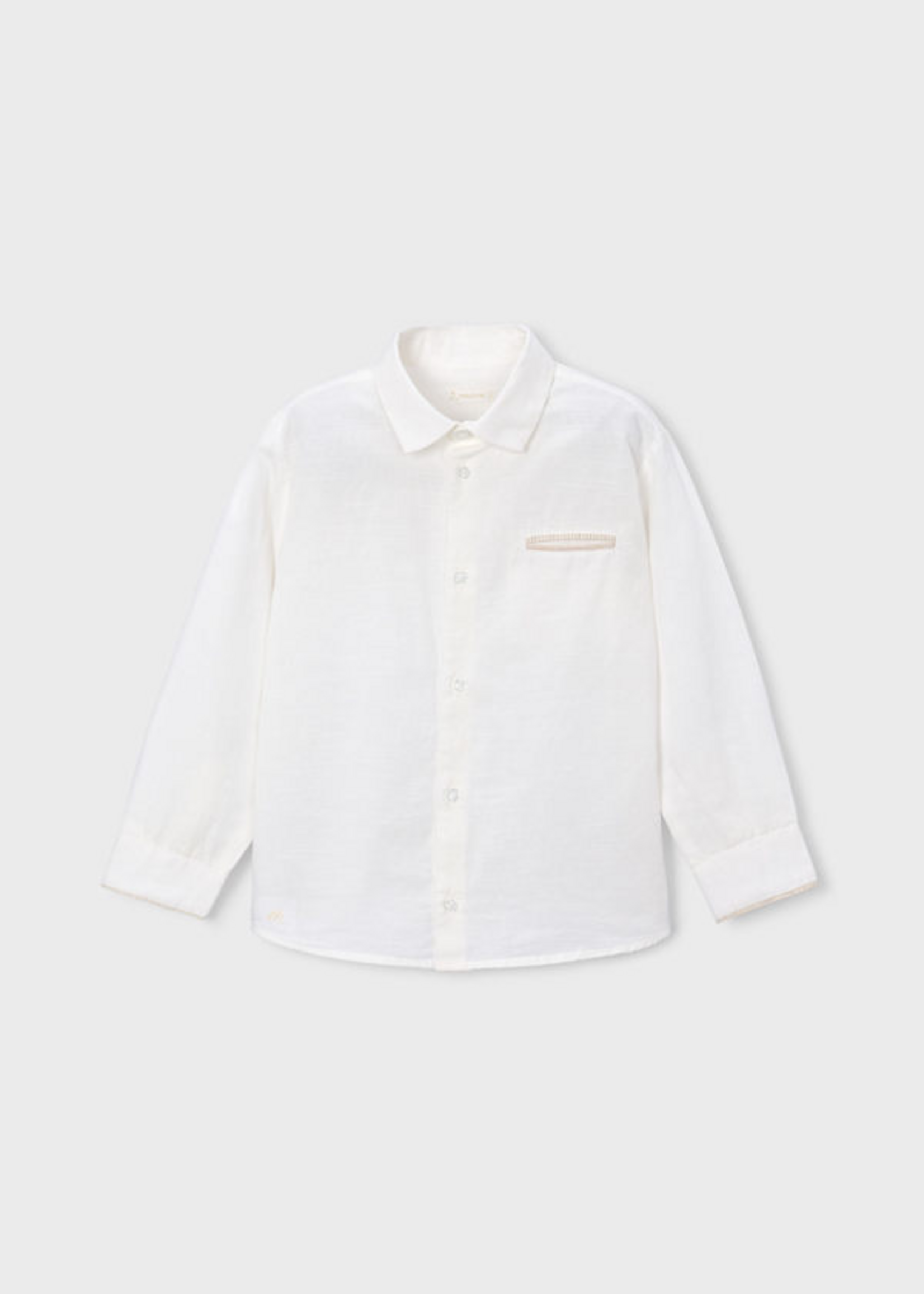 Mayoral Mayoral Linen shirt Cream - 26 03117