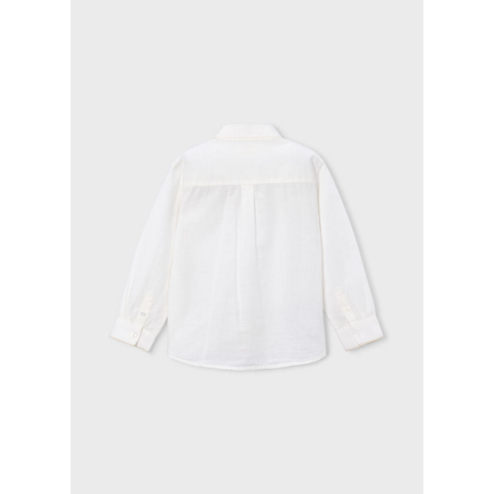 Mayoral Mayoral Linen shirt Cream - 26 03117