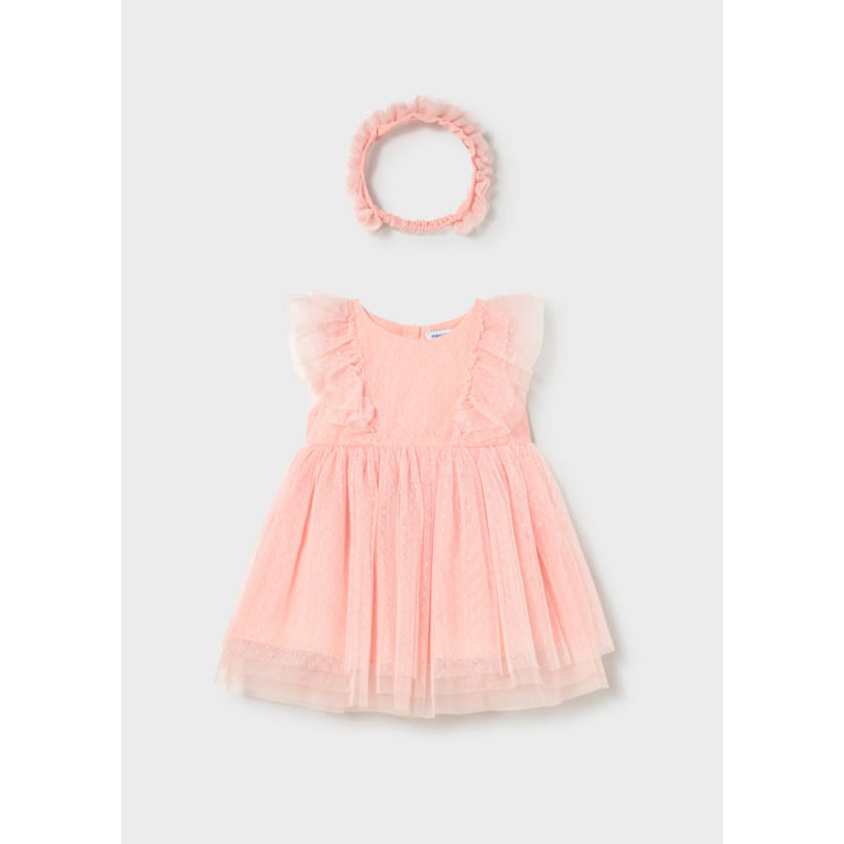 Mayoral Mayoral tulle dress w/ headband Blossom - 26 01905