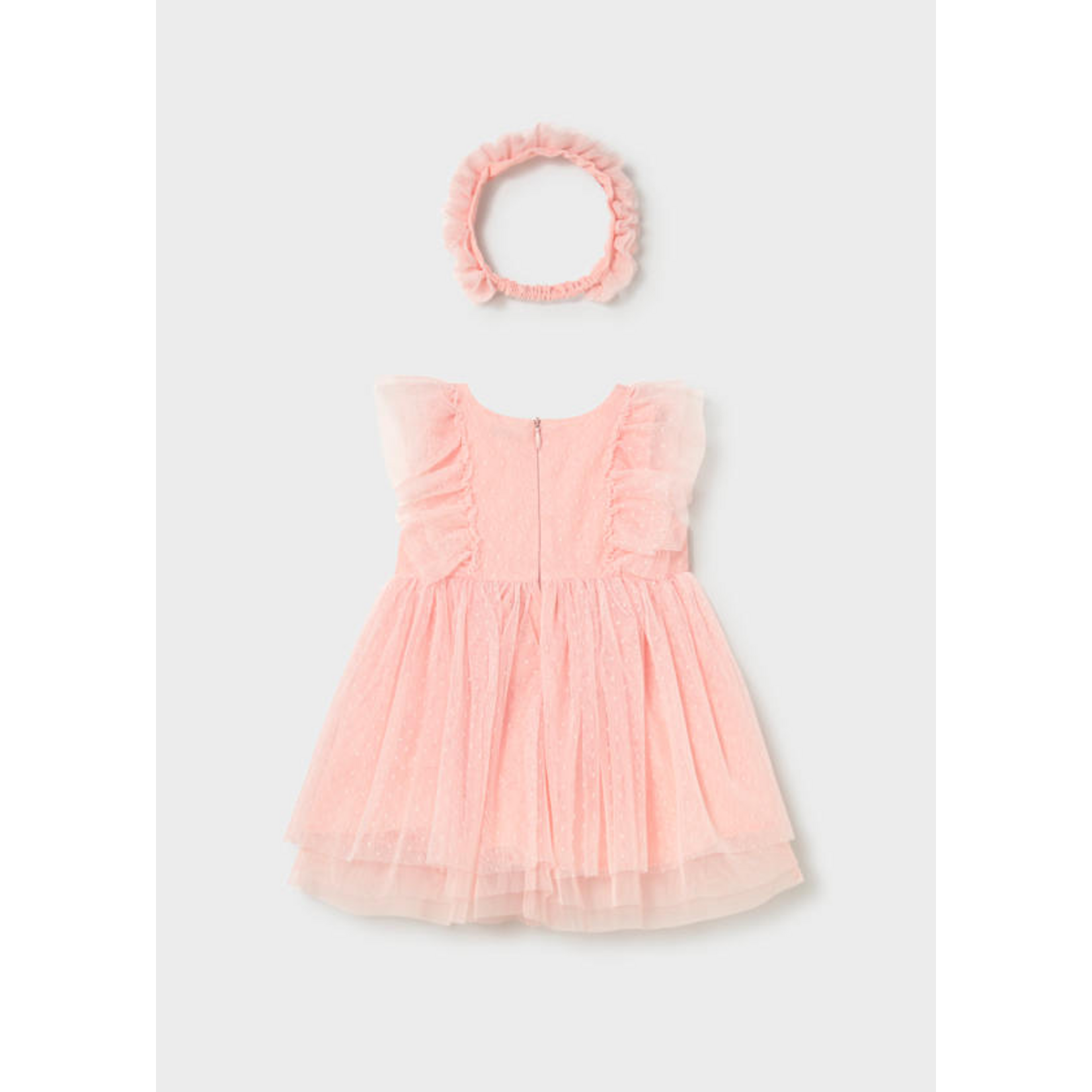 Mayoral Mayoral tulle dress w/ headband Blossom - 26 01905