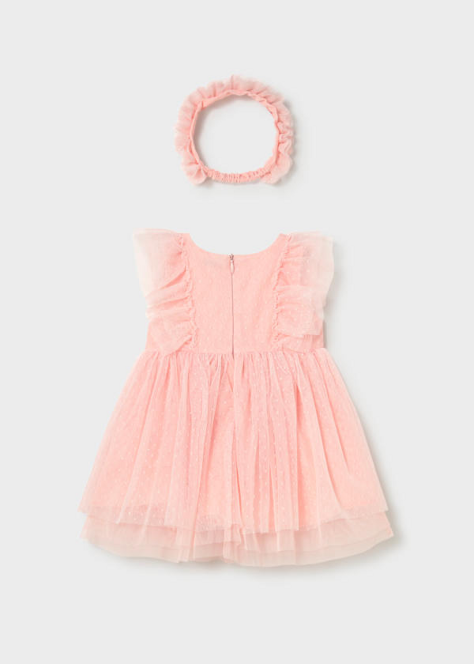 Mayoral Mayoral tulle dress w/ headband Blossom - 26 01905