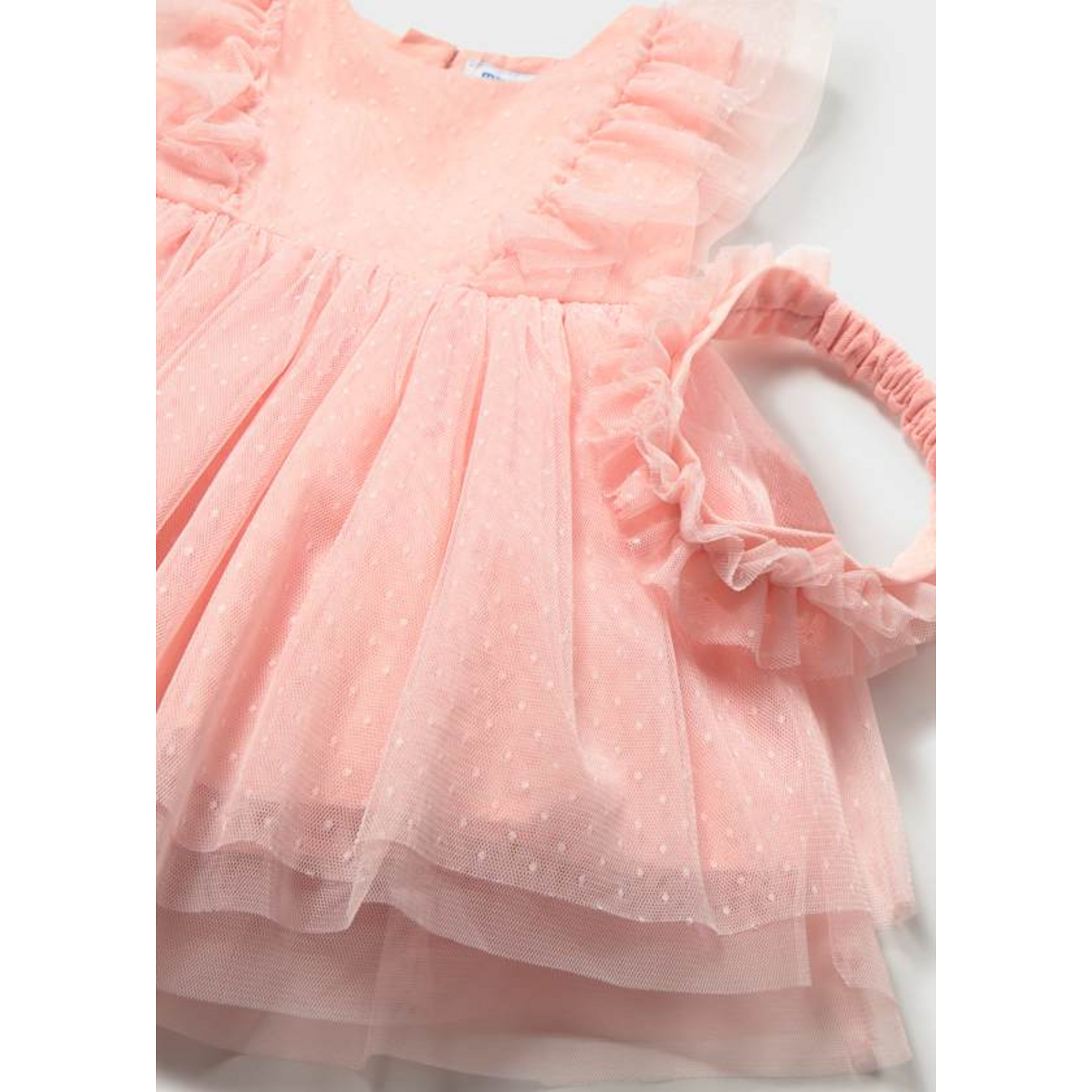 Mayoral Mayoral tulle dress w/ headband Blossom - 26 01905