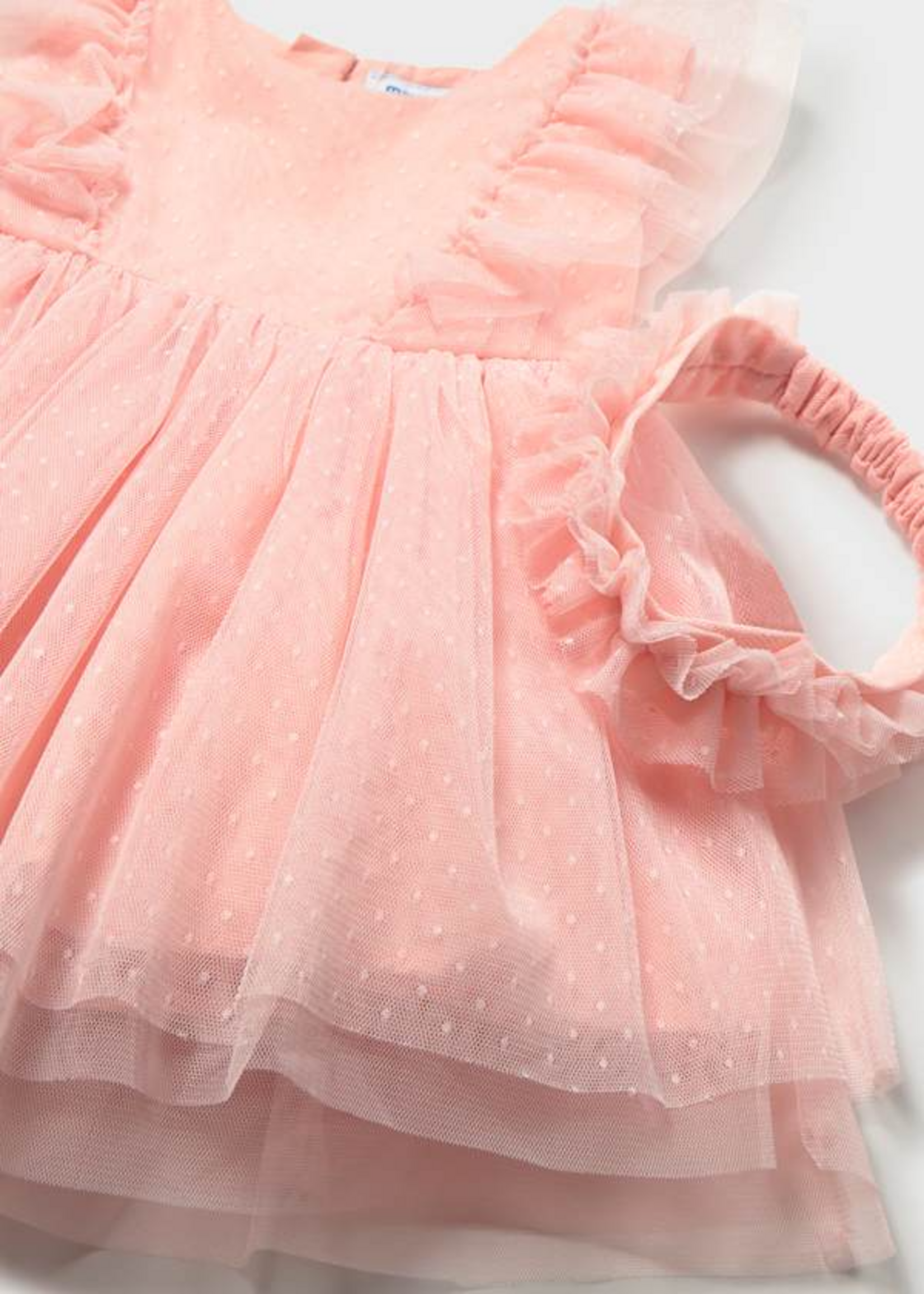 Mayoral Mayoral tulle dress w/ headband Blossom - 26 01905