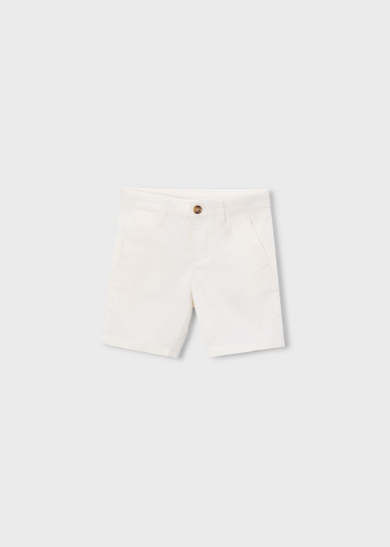 Mayoral Mayoral Basic twill chino shorts Cream - 26 00202