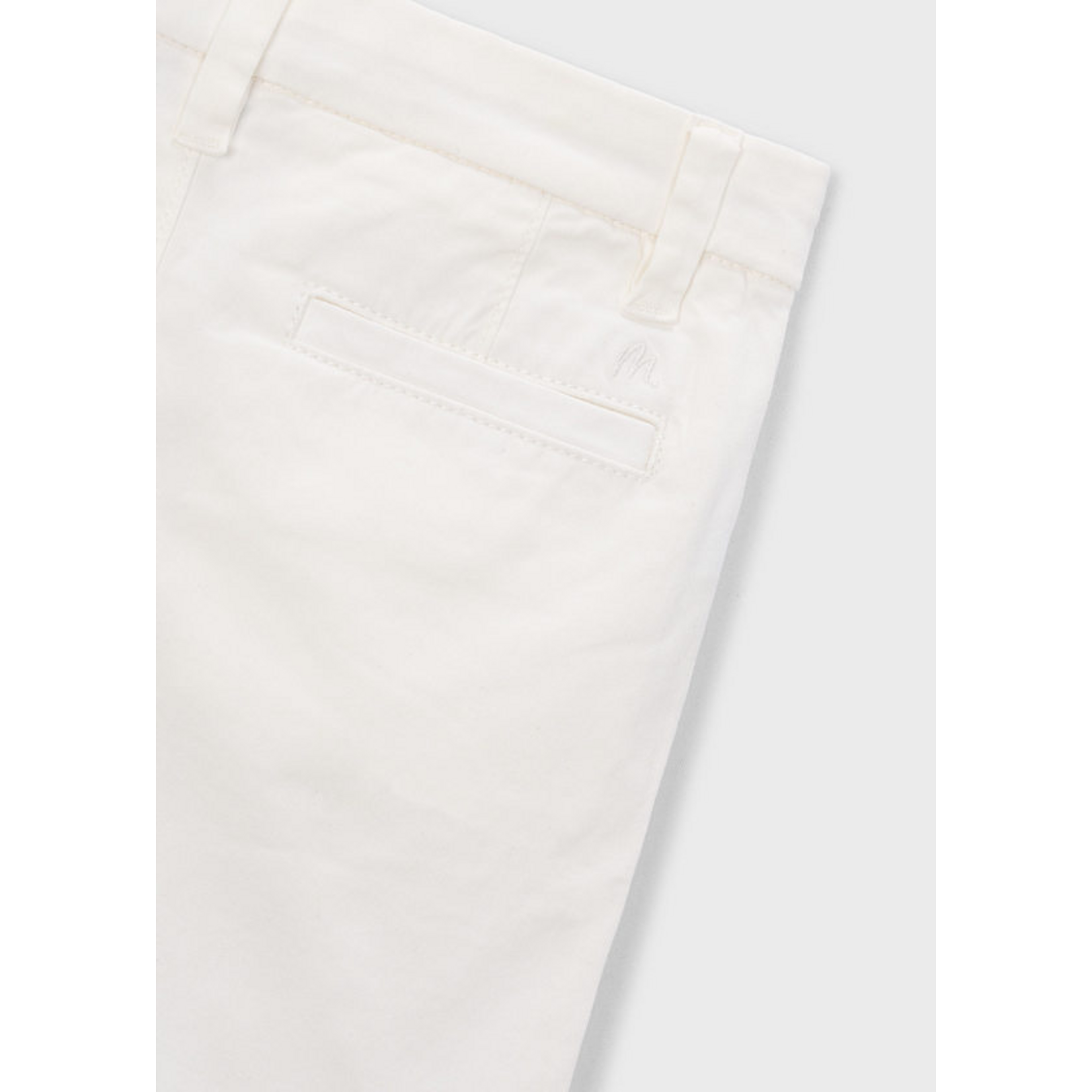 Mayoral Mayoral Basic twill chino shorts Cream - 26 00202
