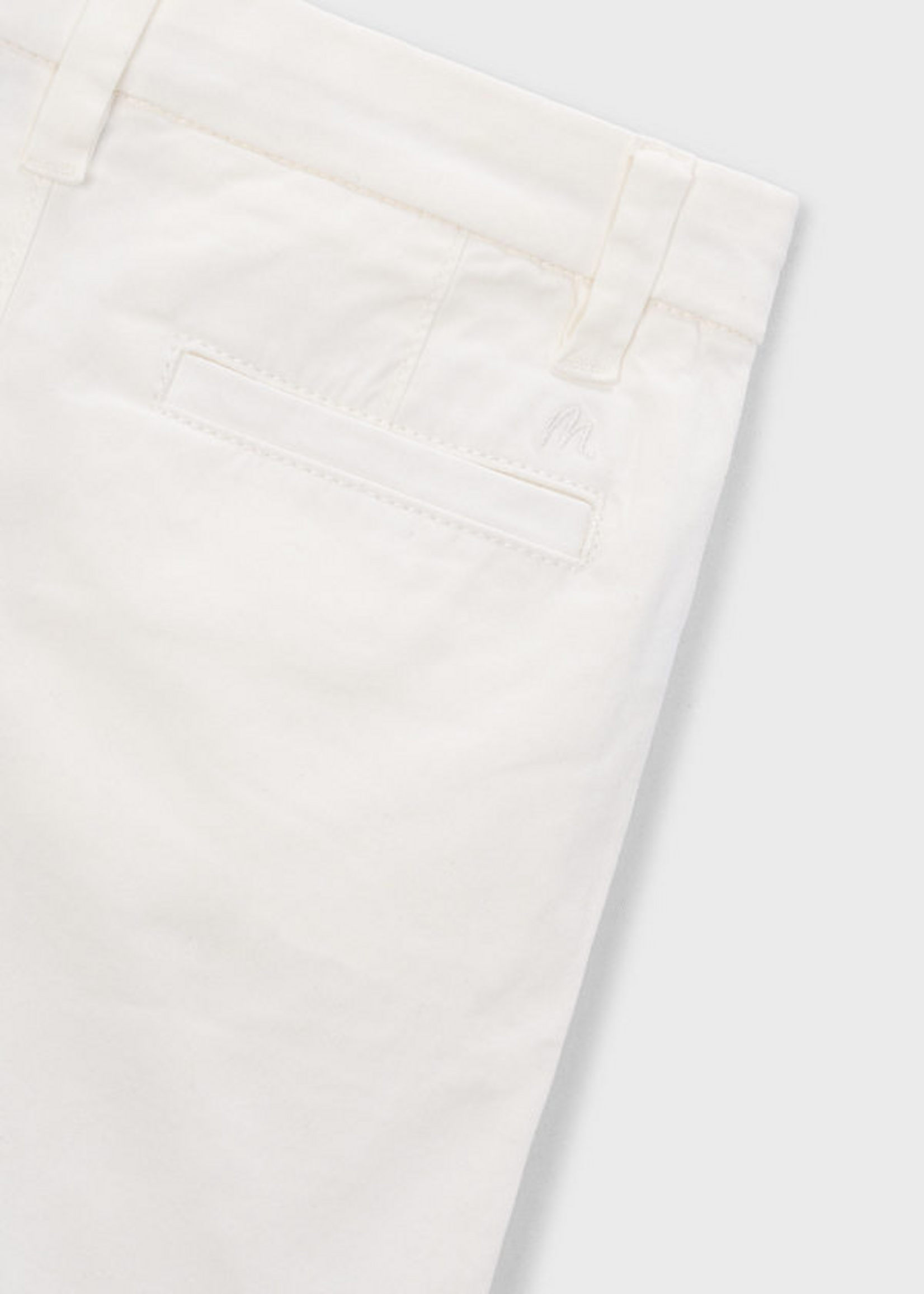 Mayoral Mayoral Basic twill chino shorts Cream - 26 00202