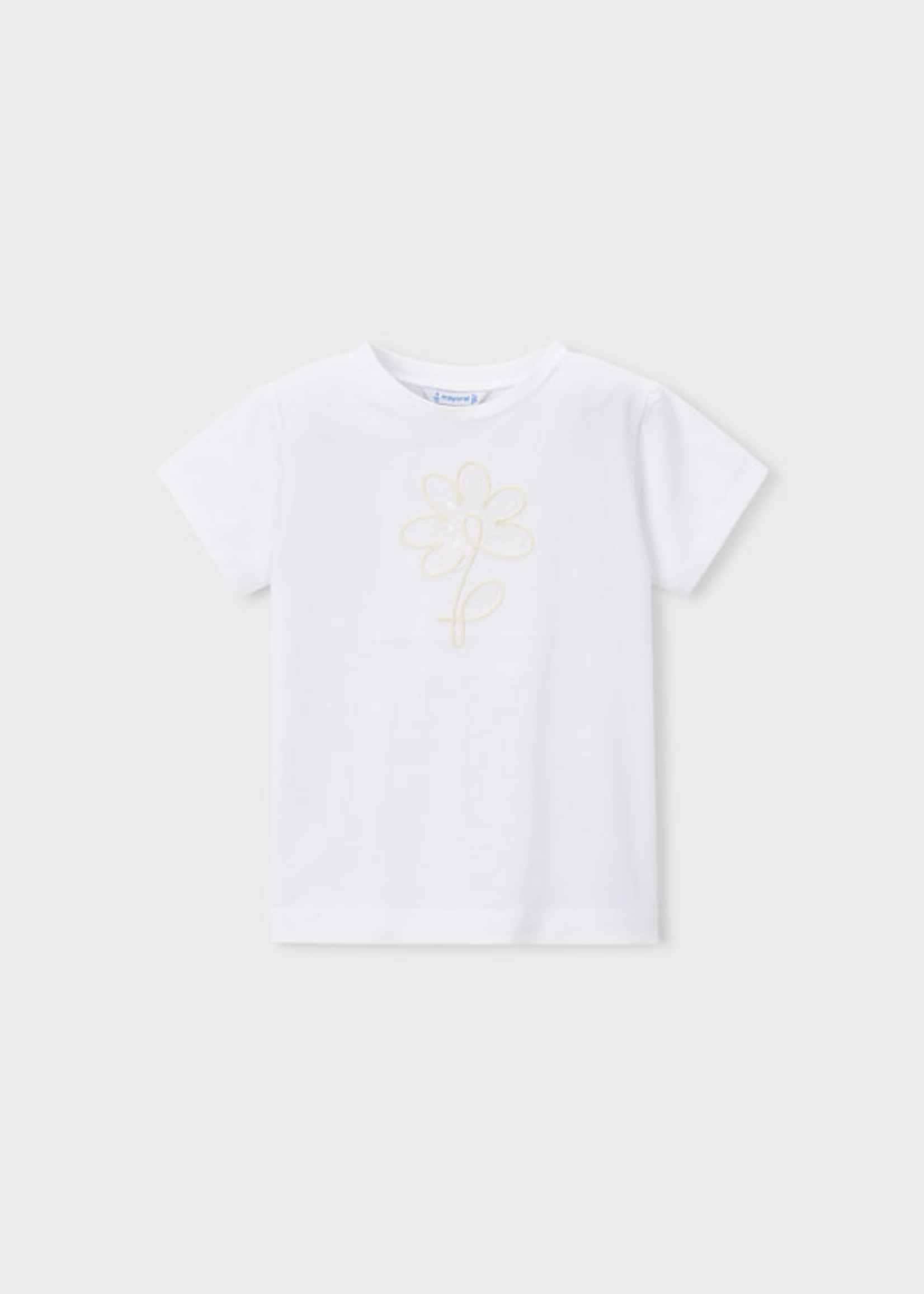 Mayoral Mayoral Basic s/s t-shirt White - 26 00174
