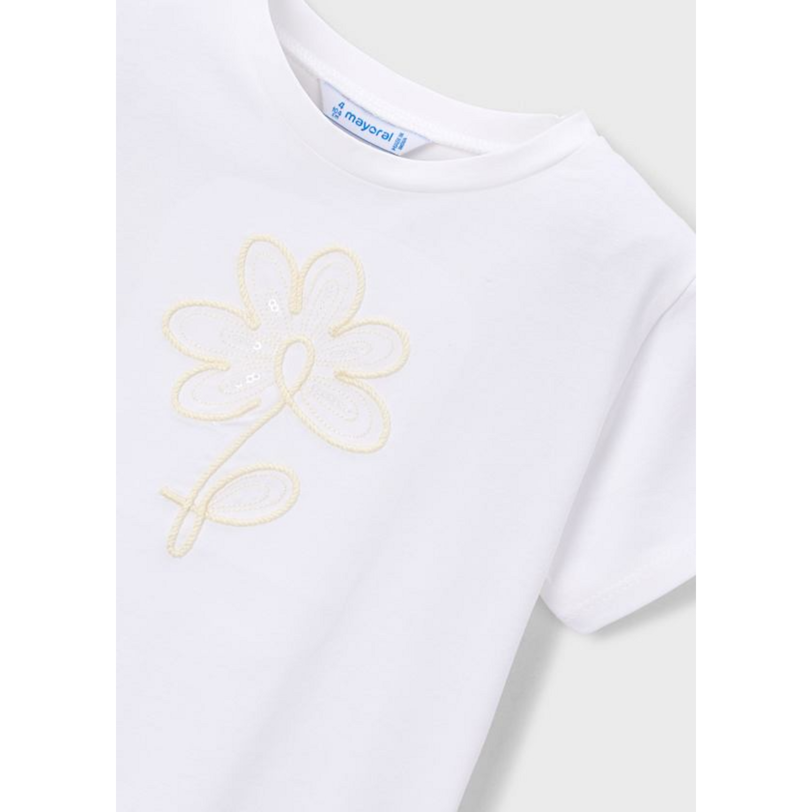 Mayoral Mayoral Basic s/s t-shirt White - 26 00174